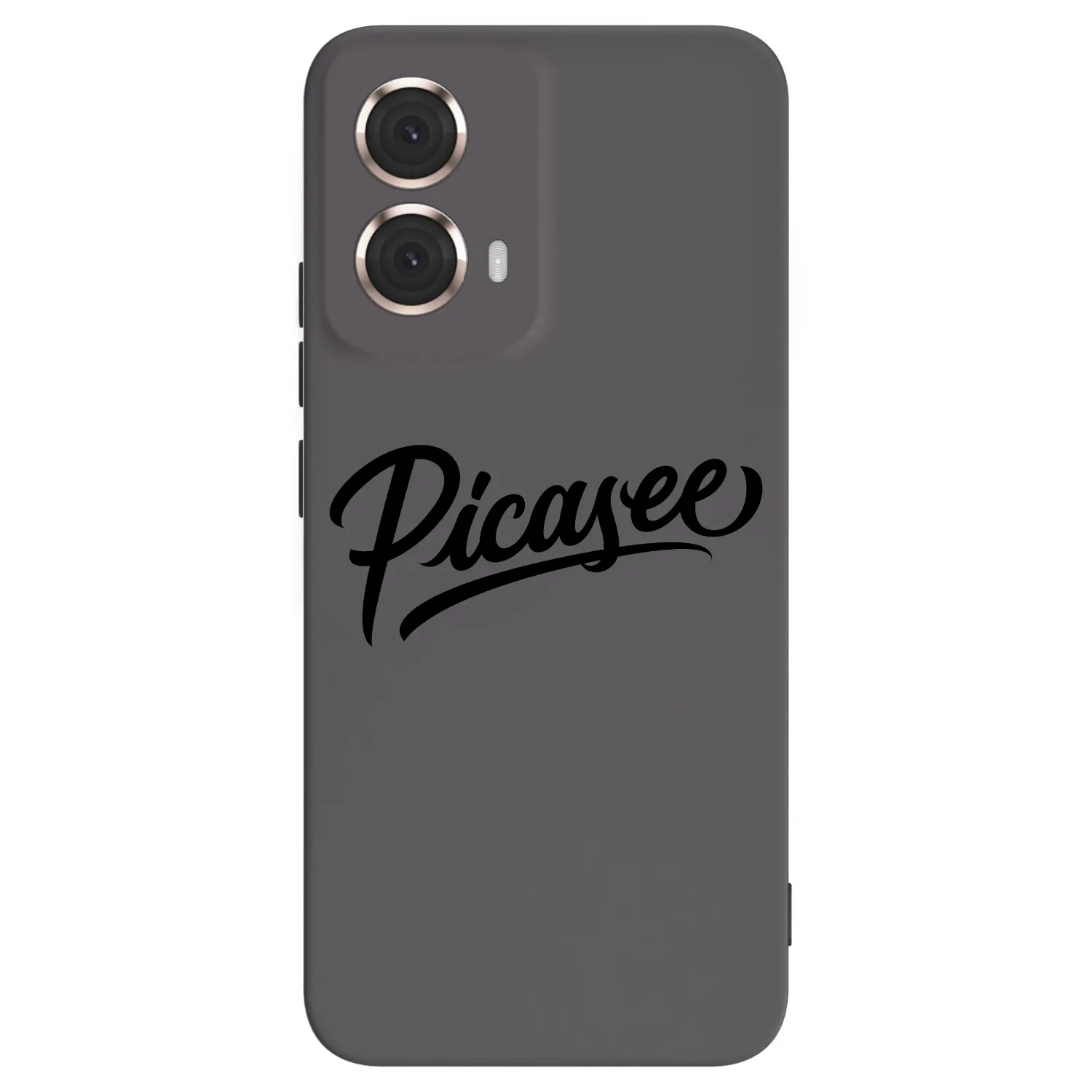 Picasee silikonowe czarne etui na Motorola Moto G85 - Picasee - old logo - black