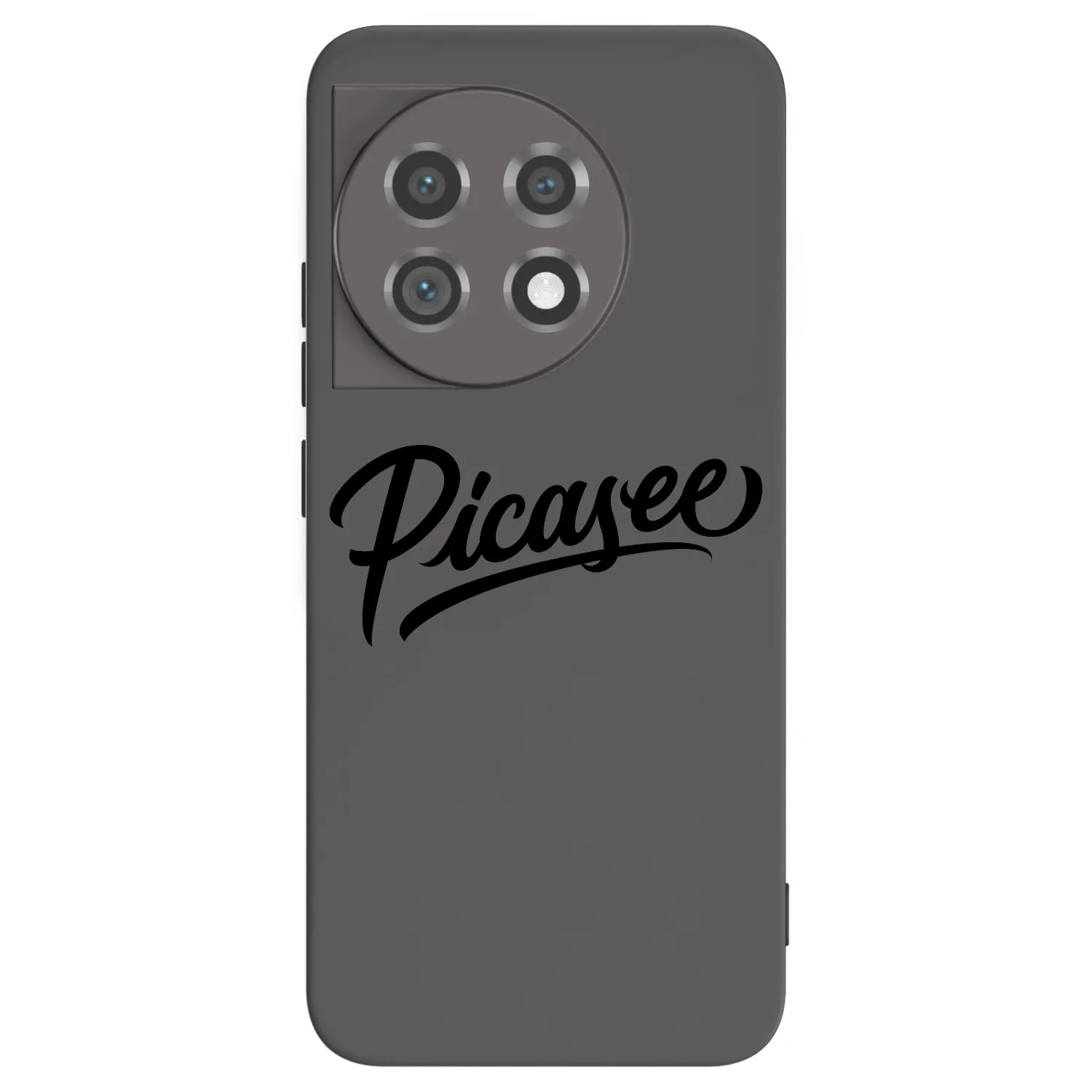 Picasee silikonowe czarne etui na OnePlus 11 5G - Picasee - old logo - black