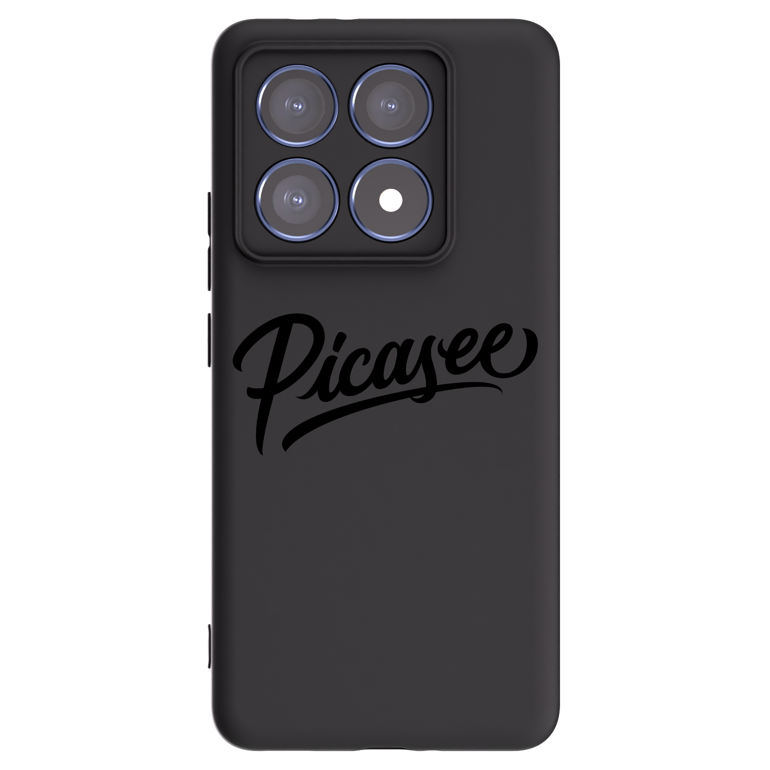 Picasee silikonowe czarne etui na Xiaomi 14T Pro - Picasee - old logo - black