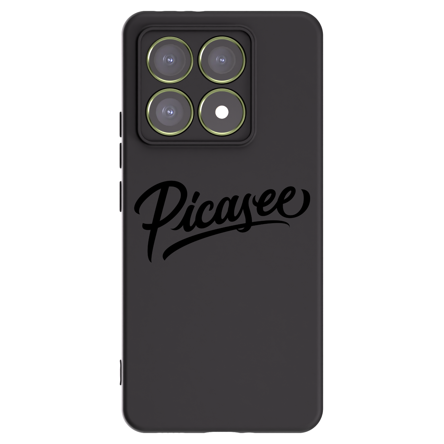 Picasee silikonowe czarne etui na Xiaomi 14T - Picasee - old logo - black