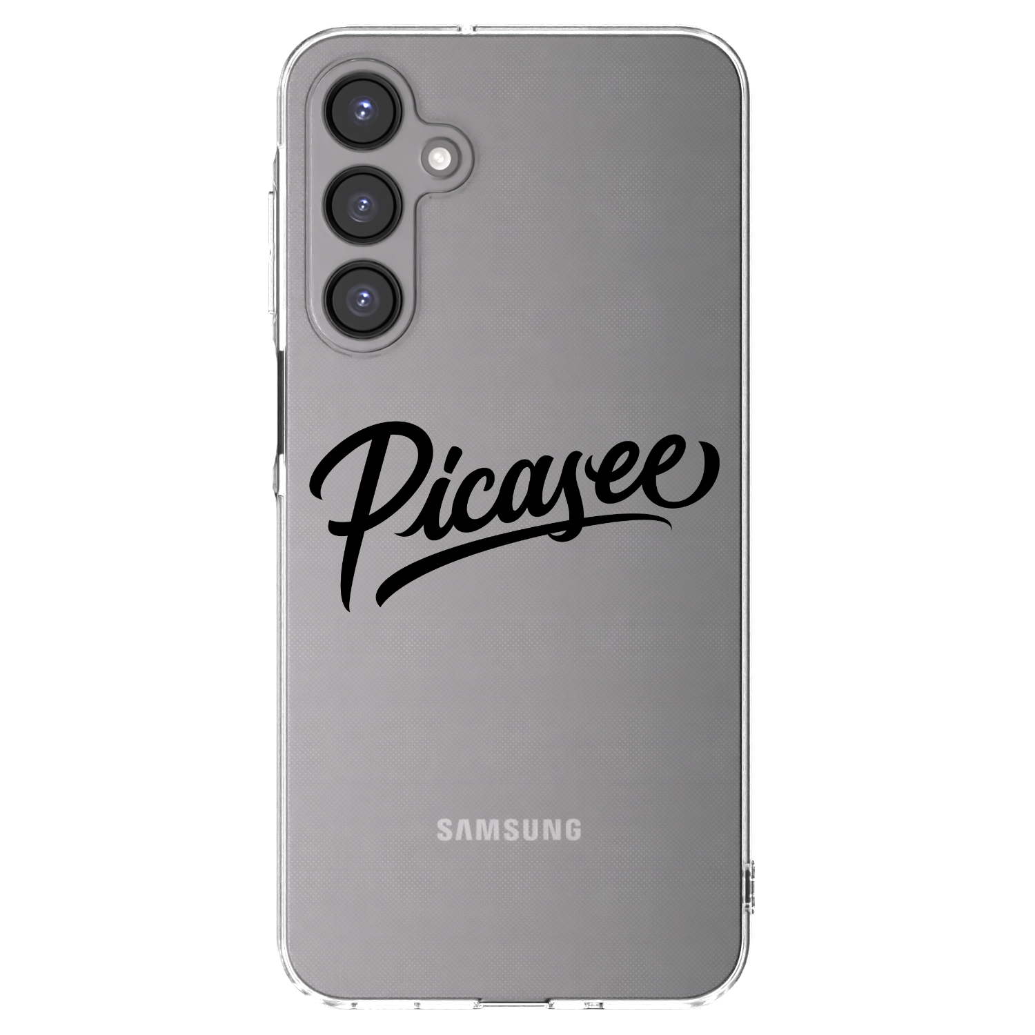 Picasee silikonowe przeźroczyste etui na Samsung Galaxy A16 5G - Picasee - old logo - black
