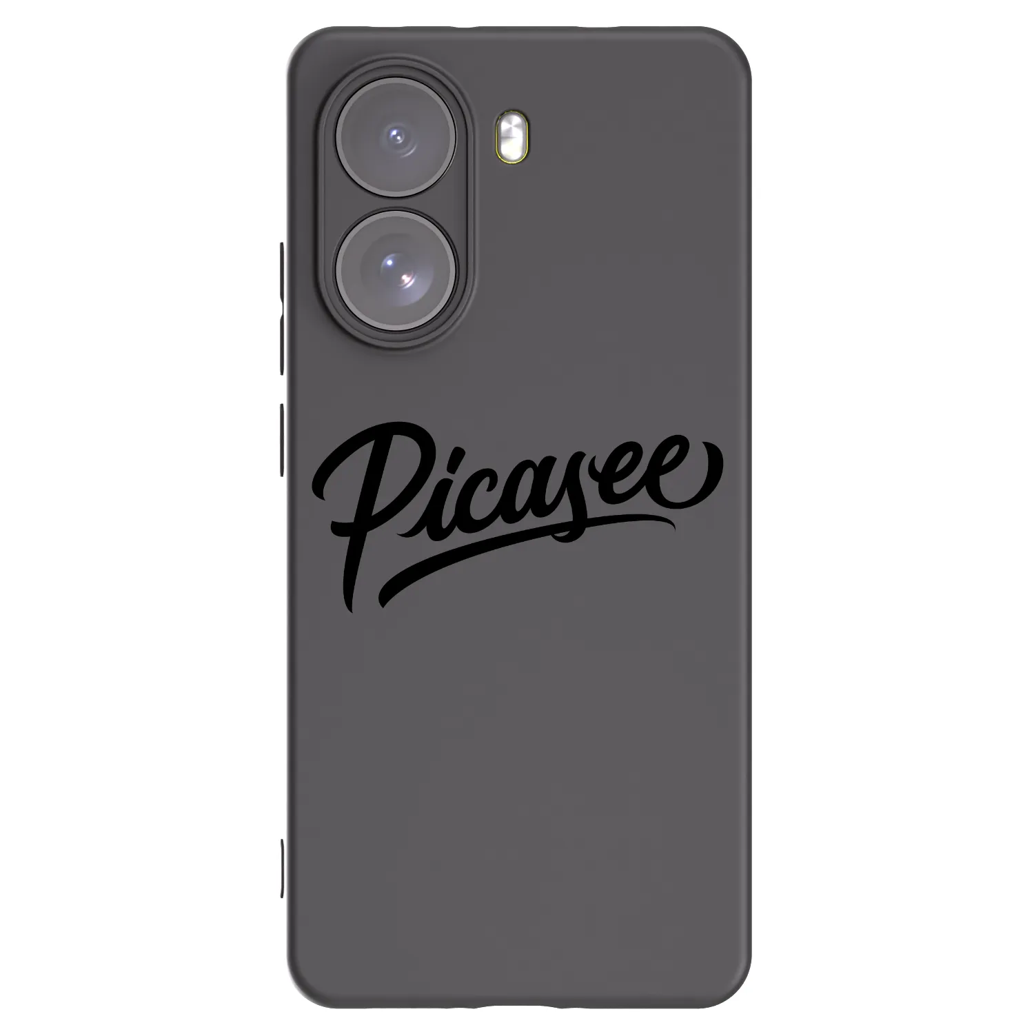 Picasee silikonowe czarne etui na Xiaomi Poco X7 - Picasee - old logo - black
