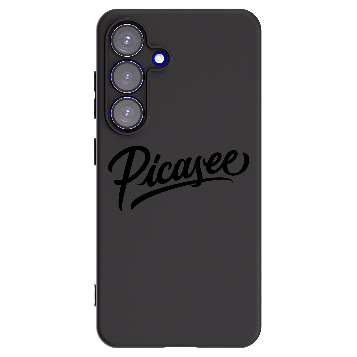 Picasee silikonowe czarne etui na Samsung Galaxy S25 5G - Picasee - old logo - black