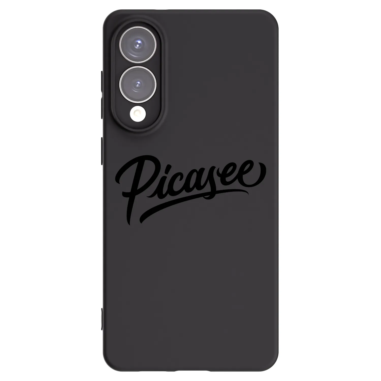 Picasee silikonowe czarne etui na Samsung Galaxy S25 Edge 5G - Picasee - old logo - black