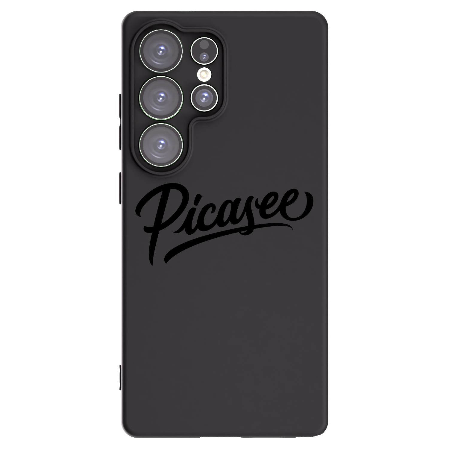 Picasee silikonowe czarne etui na Samsung Galaxy S25 Ultra 5G - Picasee - old logo - black