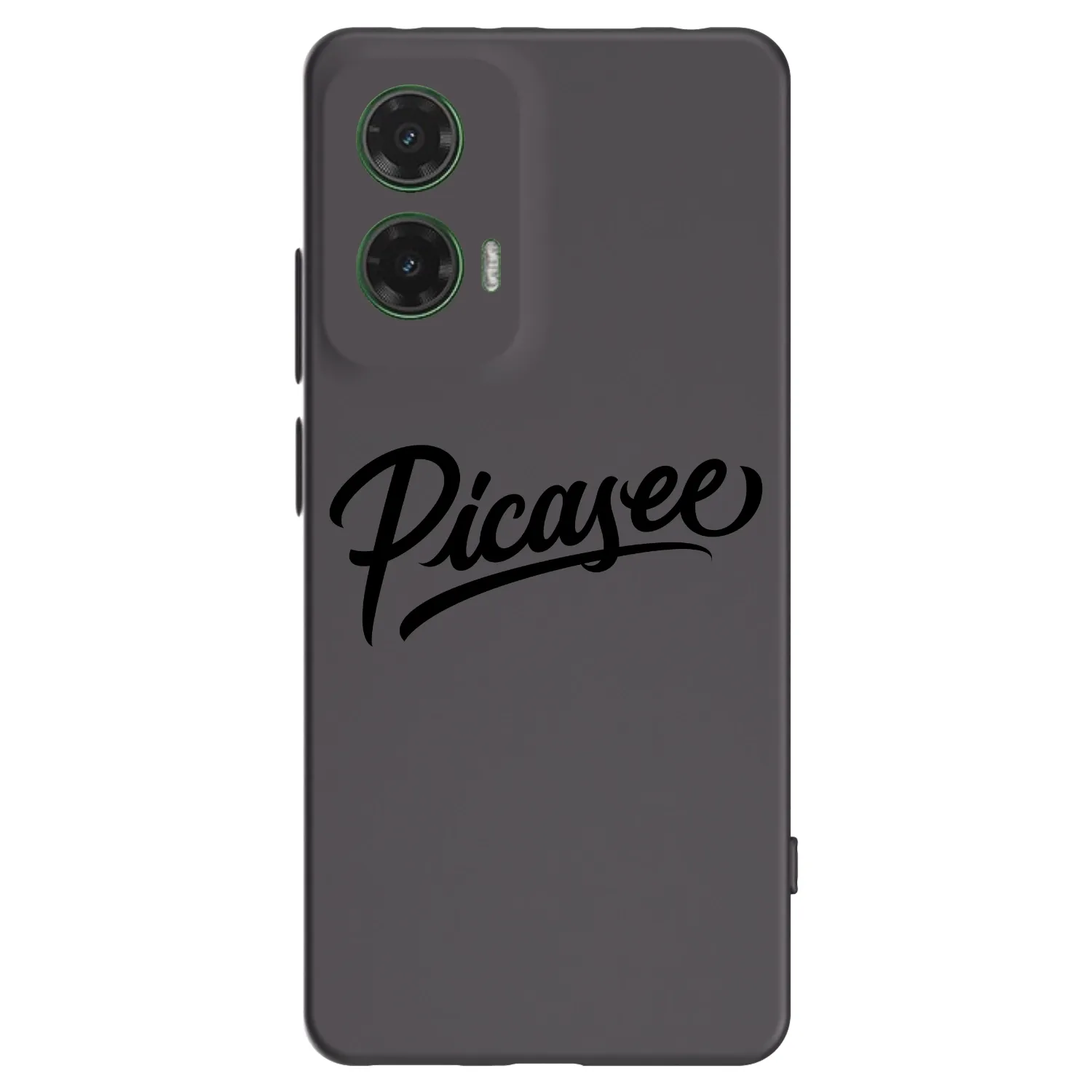 Picasee silikonowe czarne etui na Motorola Moto G35 5G - Picasee - old logo - black
