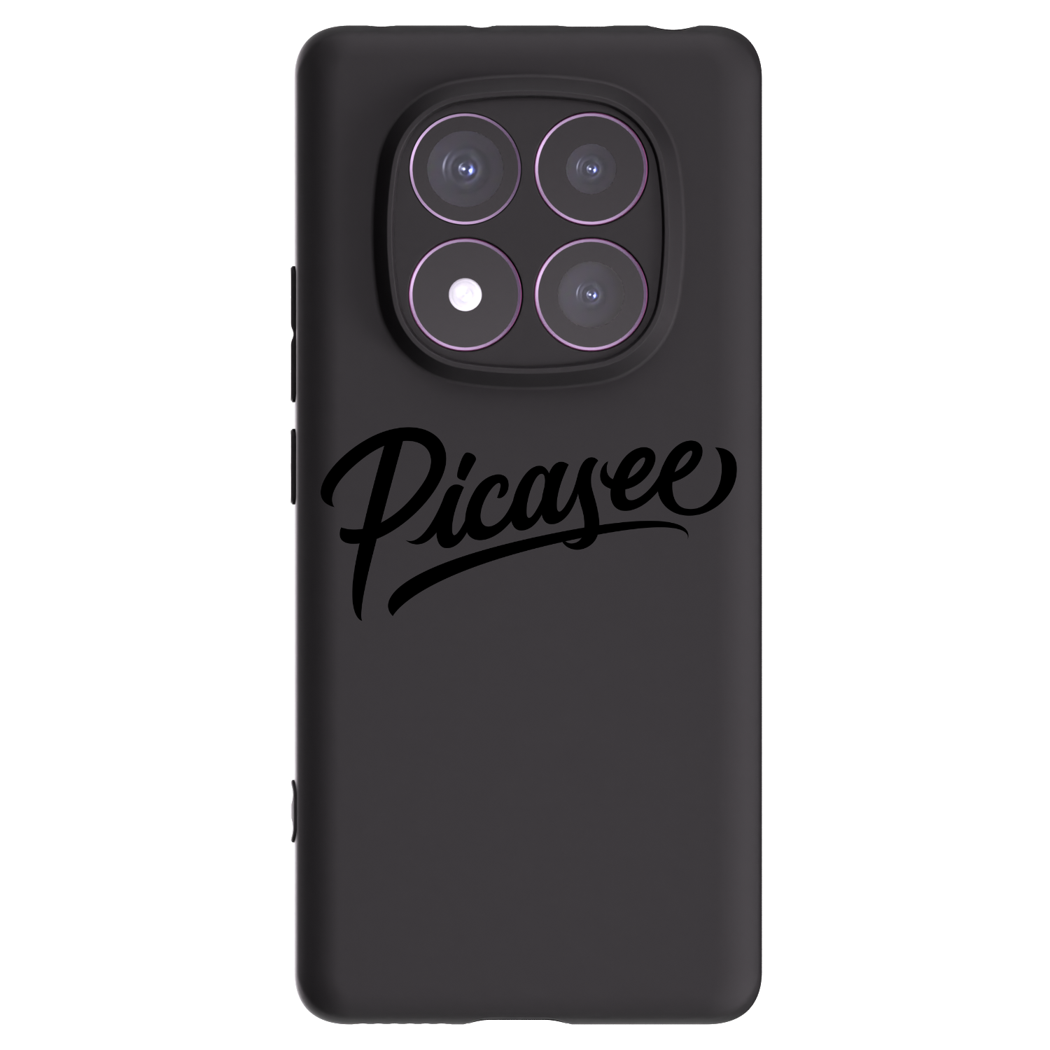 Picasee silikonowe czarne etui na Xiaomi Redmi Note 14 Pro 4G - Picasee - old logo - black