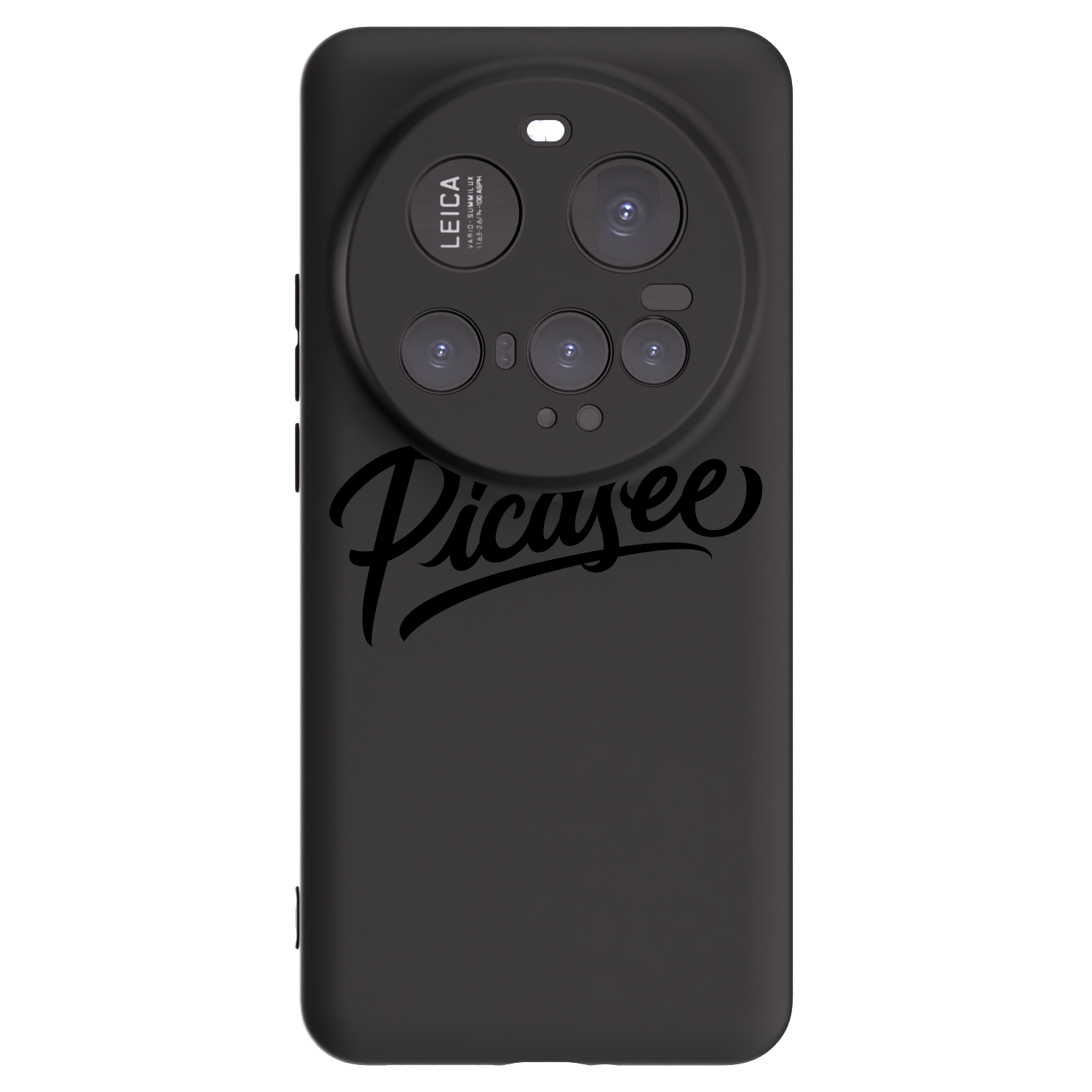 Picasee silikonowe czarne etui na Xiaomi 15 Ultra - Picasee - old logo - black