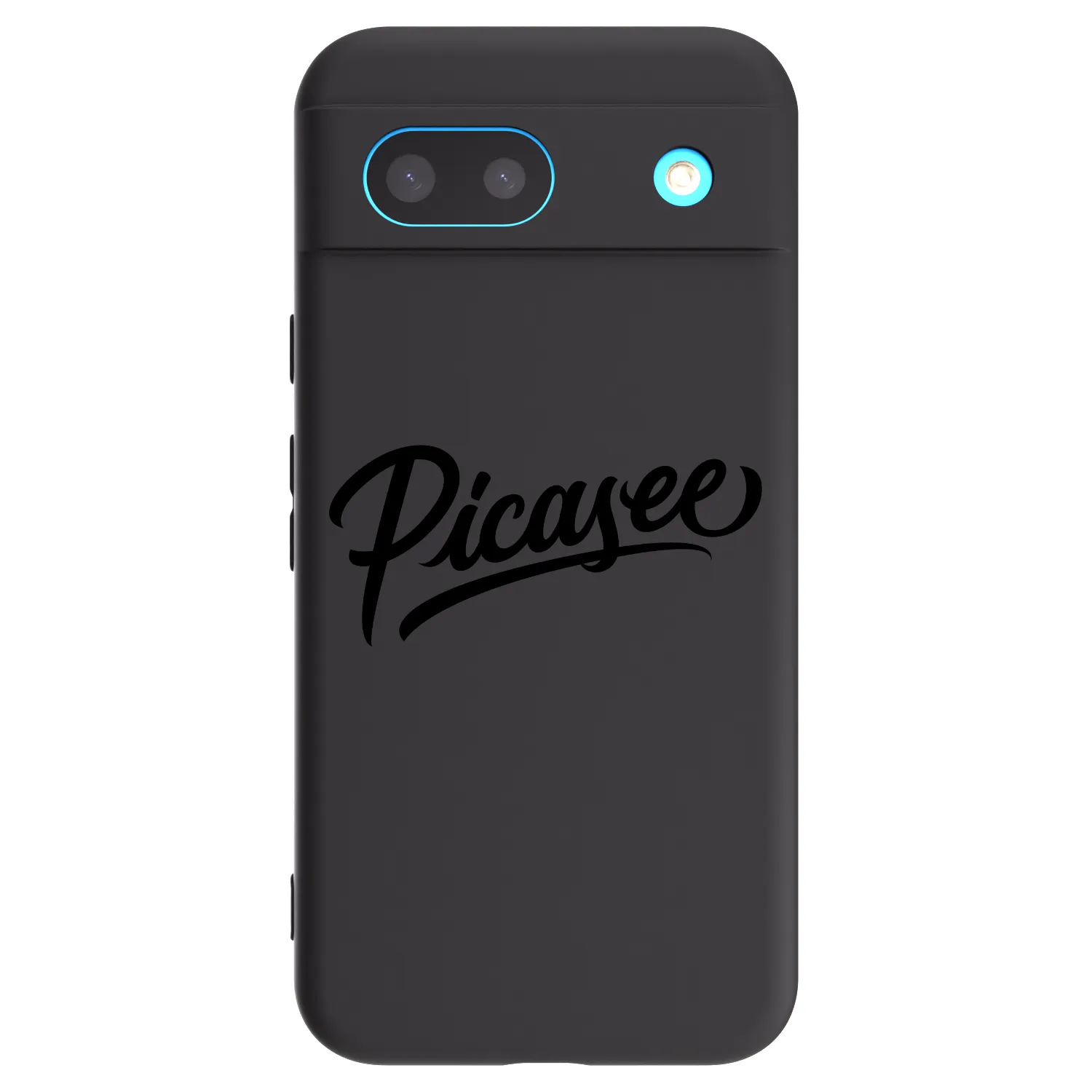 Picasee silikonowe czarne etui na Google Pixel 8a - Picasee - old logo - black
