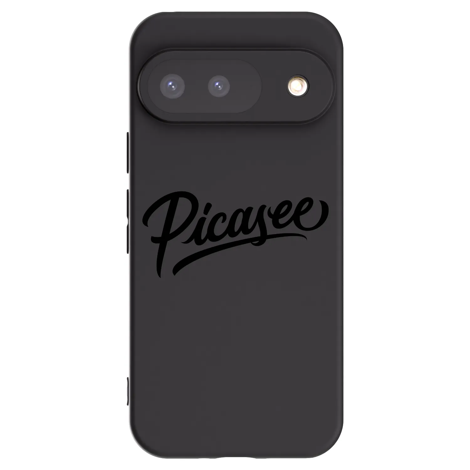 Picasee silikonowe czarne etui na Google Pixel 9 - Picasee - old logo - black