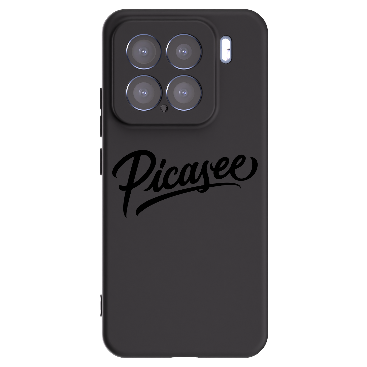 Picasee silikonowe czarne etui na Xiaomi 15 - Picasee - old logo - black