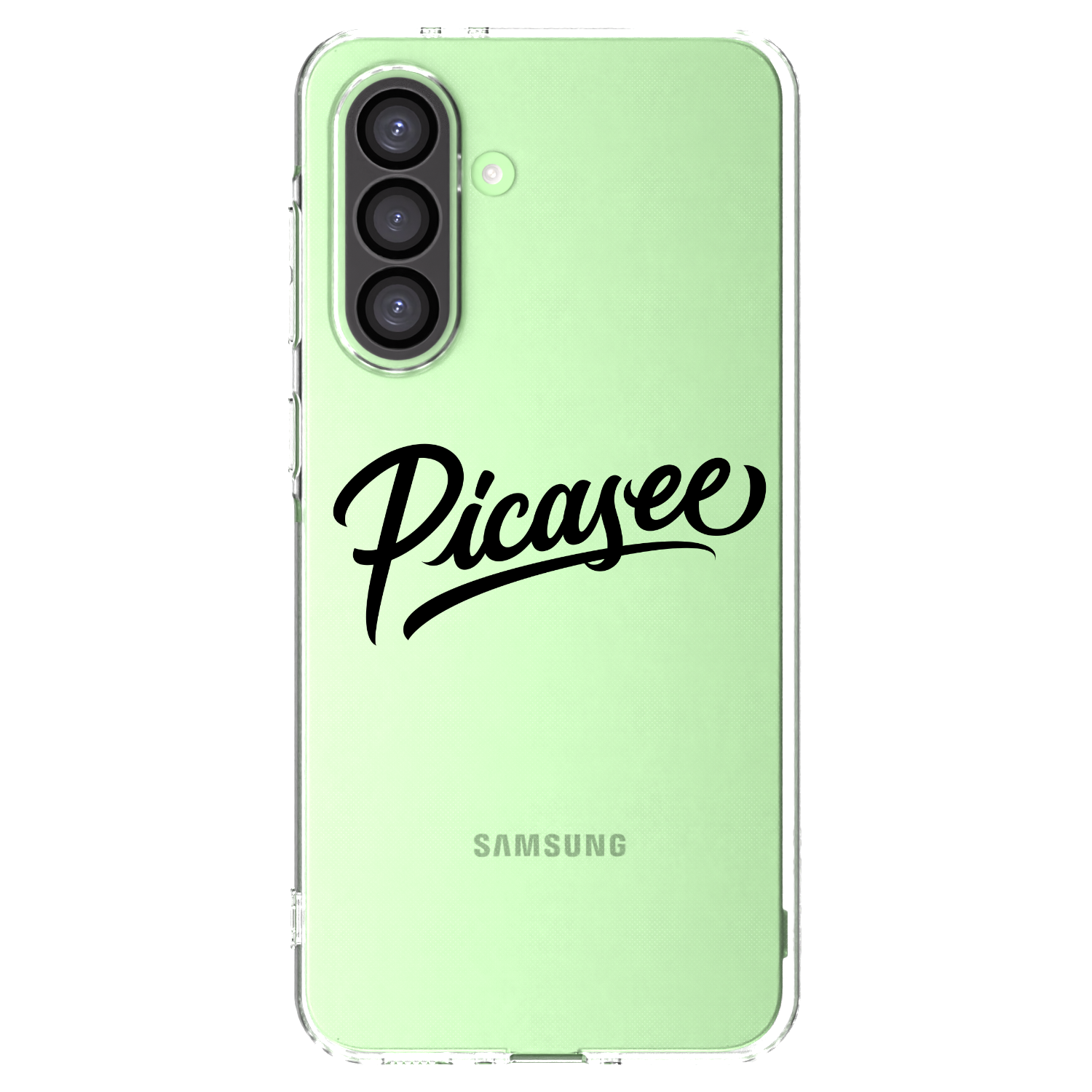 Picasee silikonowe przeźroczyste etui na Samsung Galaxy A26 5G A266B - Picasee - old logo - black