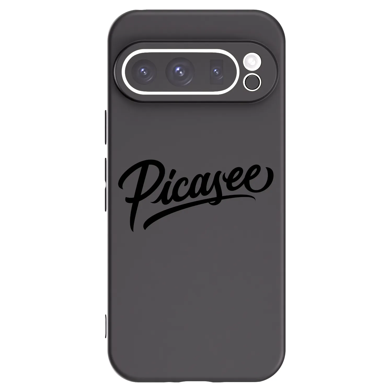 Picasee silikonowe czarne etui na Google Pixel 9 Pro - Picasee - old logo - black