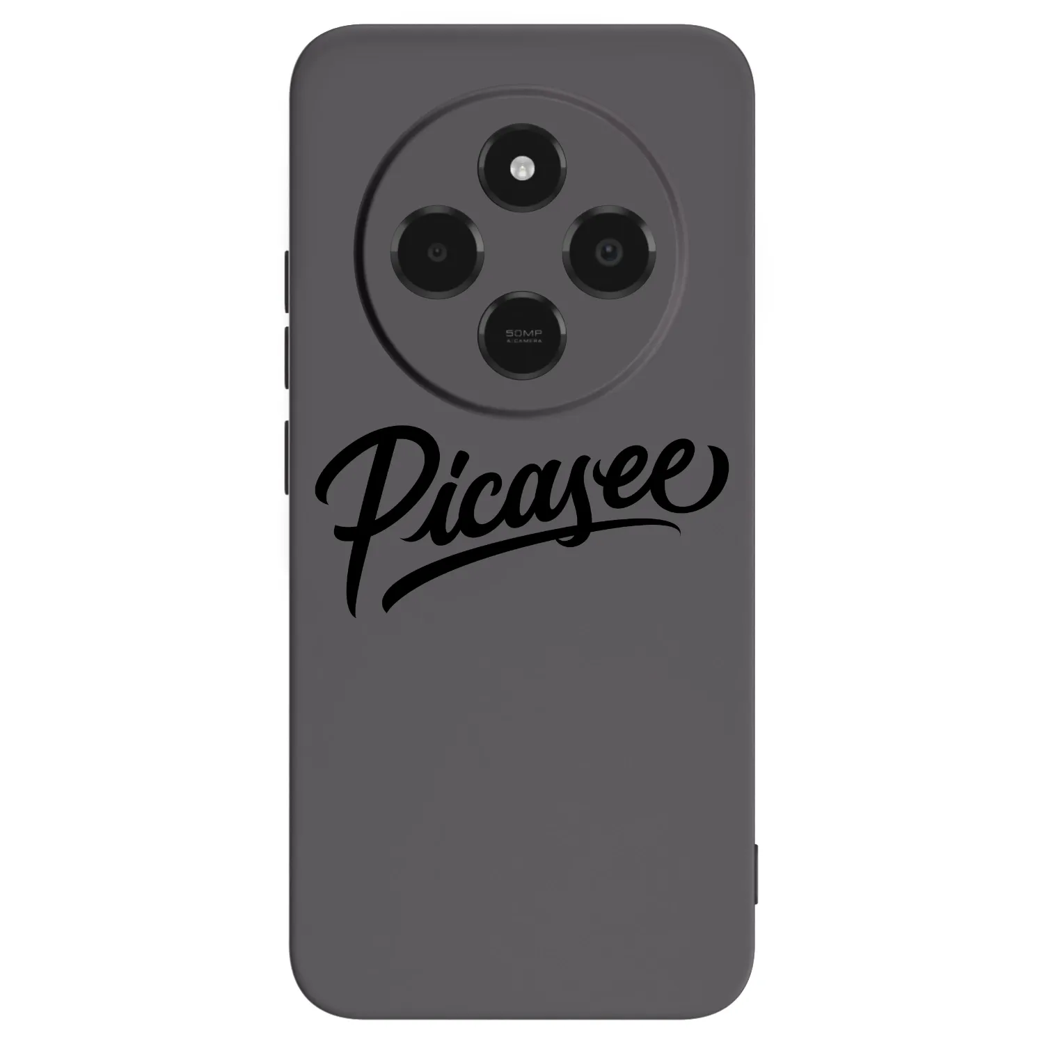 Picasee silikonowe czarne etui na Xiaomi Poco C75 - Picasee - old logo - black