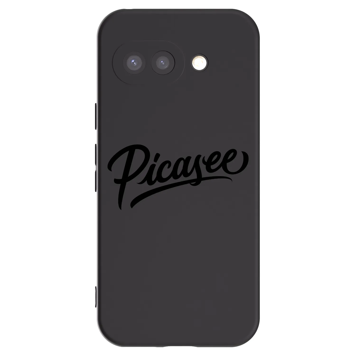 Picasee silikonowe czarne etui na Google Pixel 9a - Picasee - old logo - black