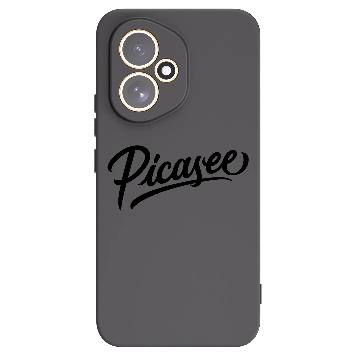 Picasee silikonowe czarne etui na Honor 400 5G - Picasee - old logo - black