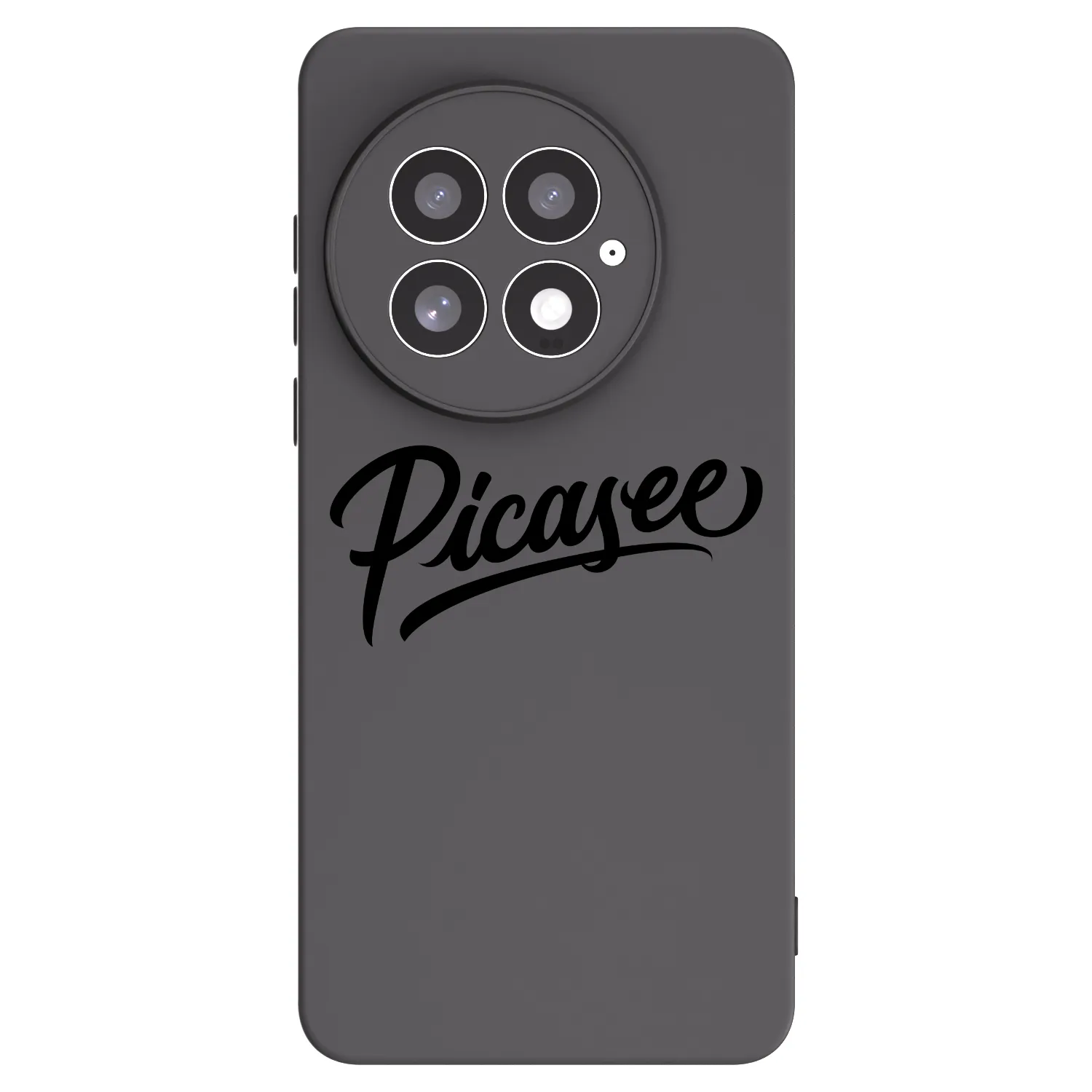 Picasee silikonowe czarne etui na OnePlus 13 5G - Picasee - old logo - black