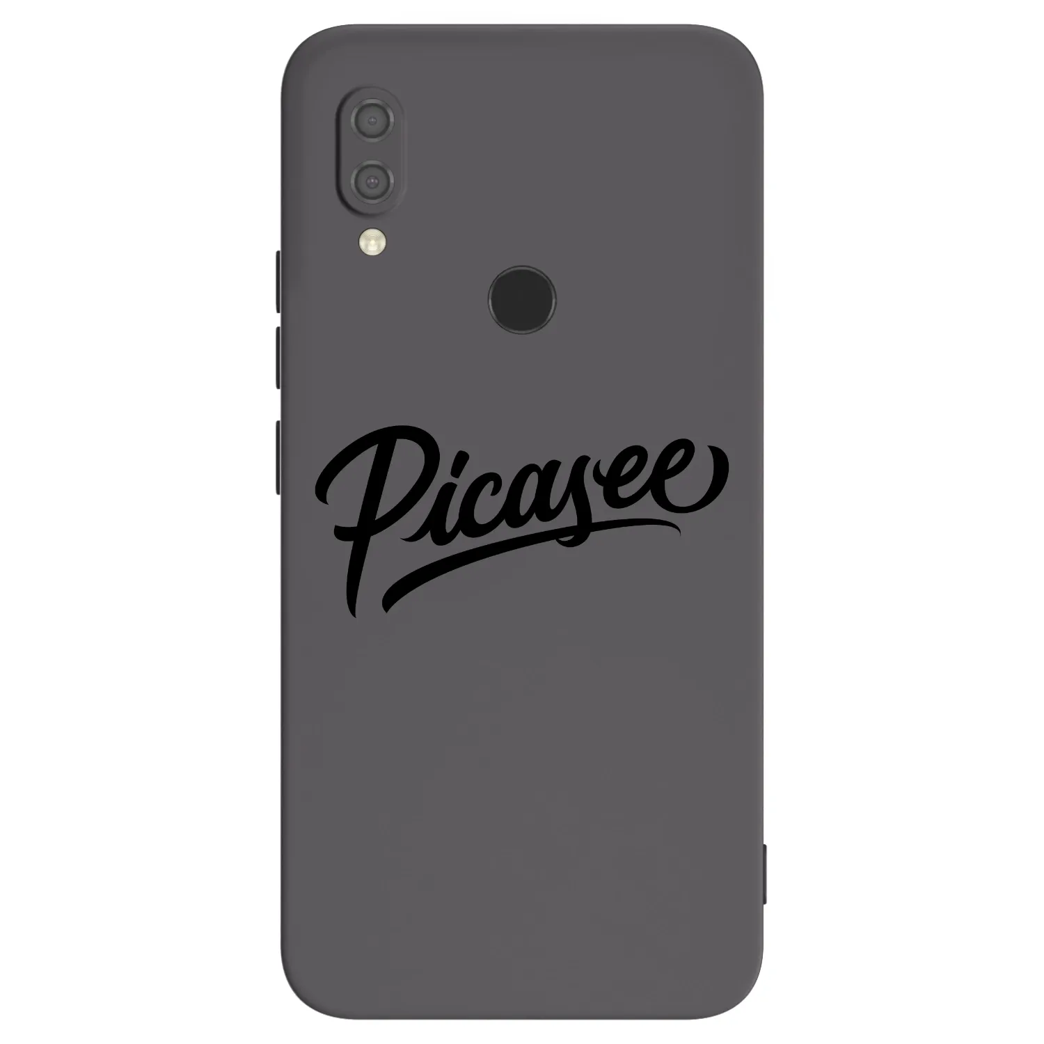 Picasee silikonowe czarne etui na Xiaomi Redmi 7 - Picasee - old logo - black