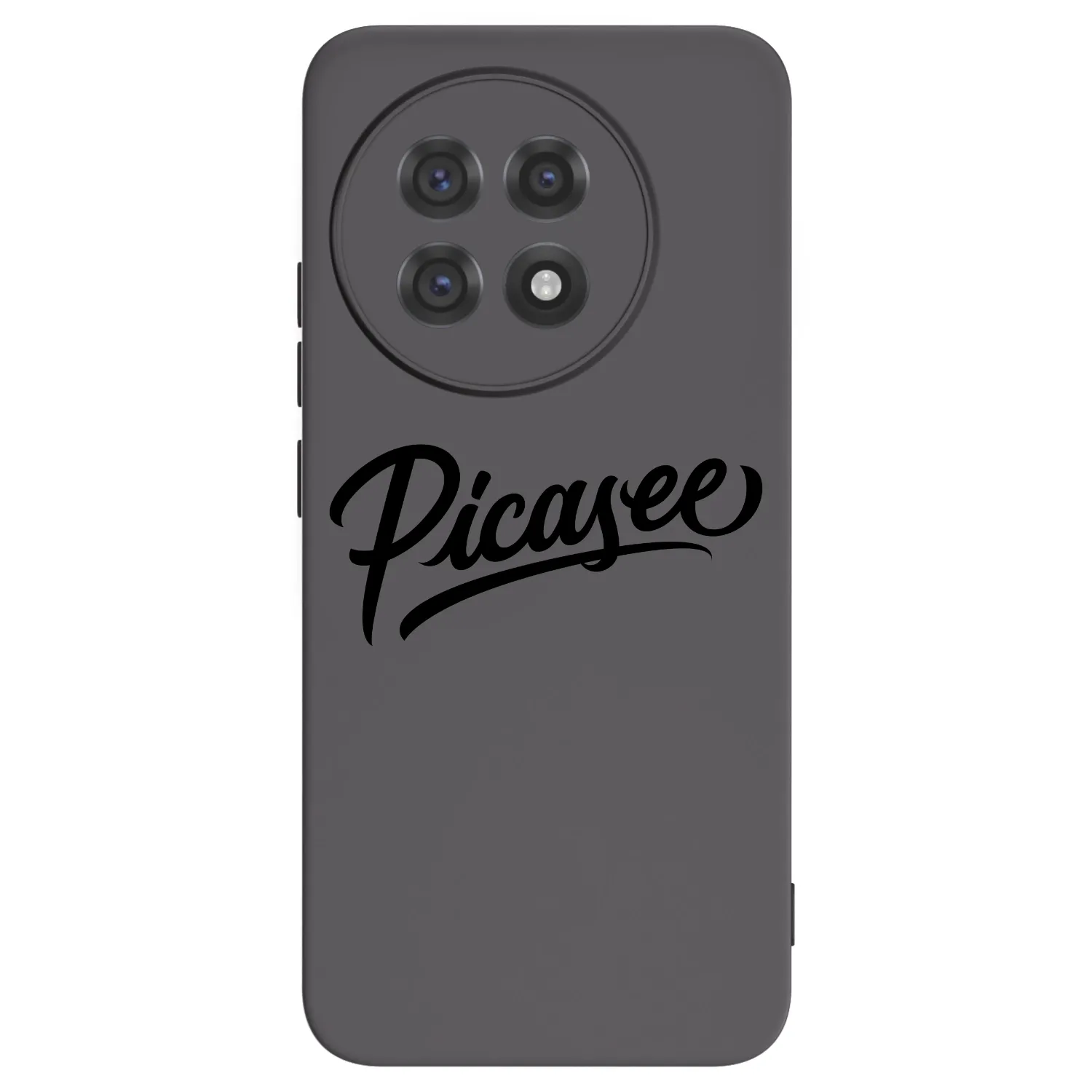Picasee silikonowe czarne etui na OnePlus 13R 5G - Picasee - old logo - black
