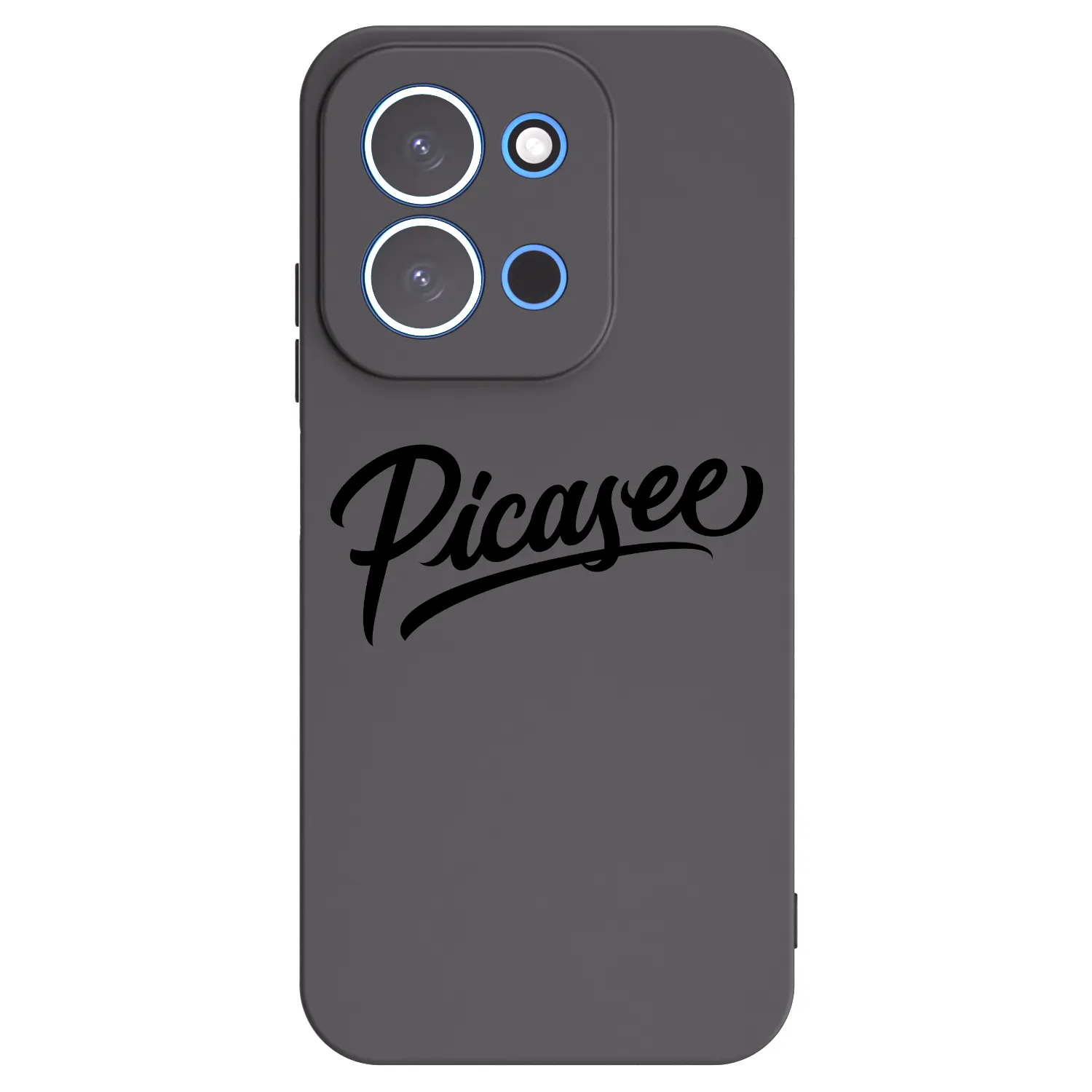 Picasee silikonowe czarne etui na Xiaomi Redmi 15C 4G - Picasee - old logo - black