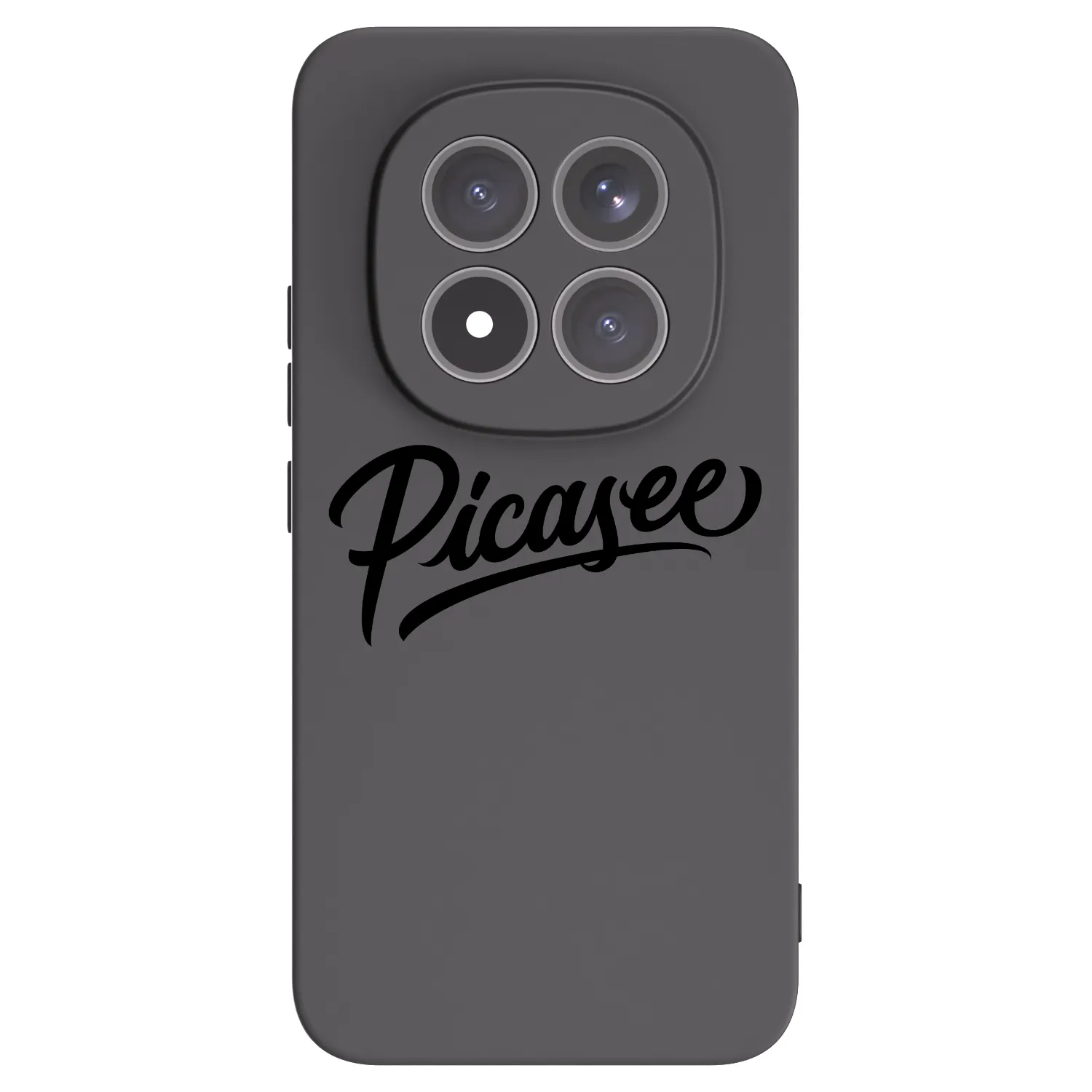 Picasee silikonowe czarne etui na Xiaomi Redmi Note 15 Pro+ - Picasee - old logo - black