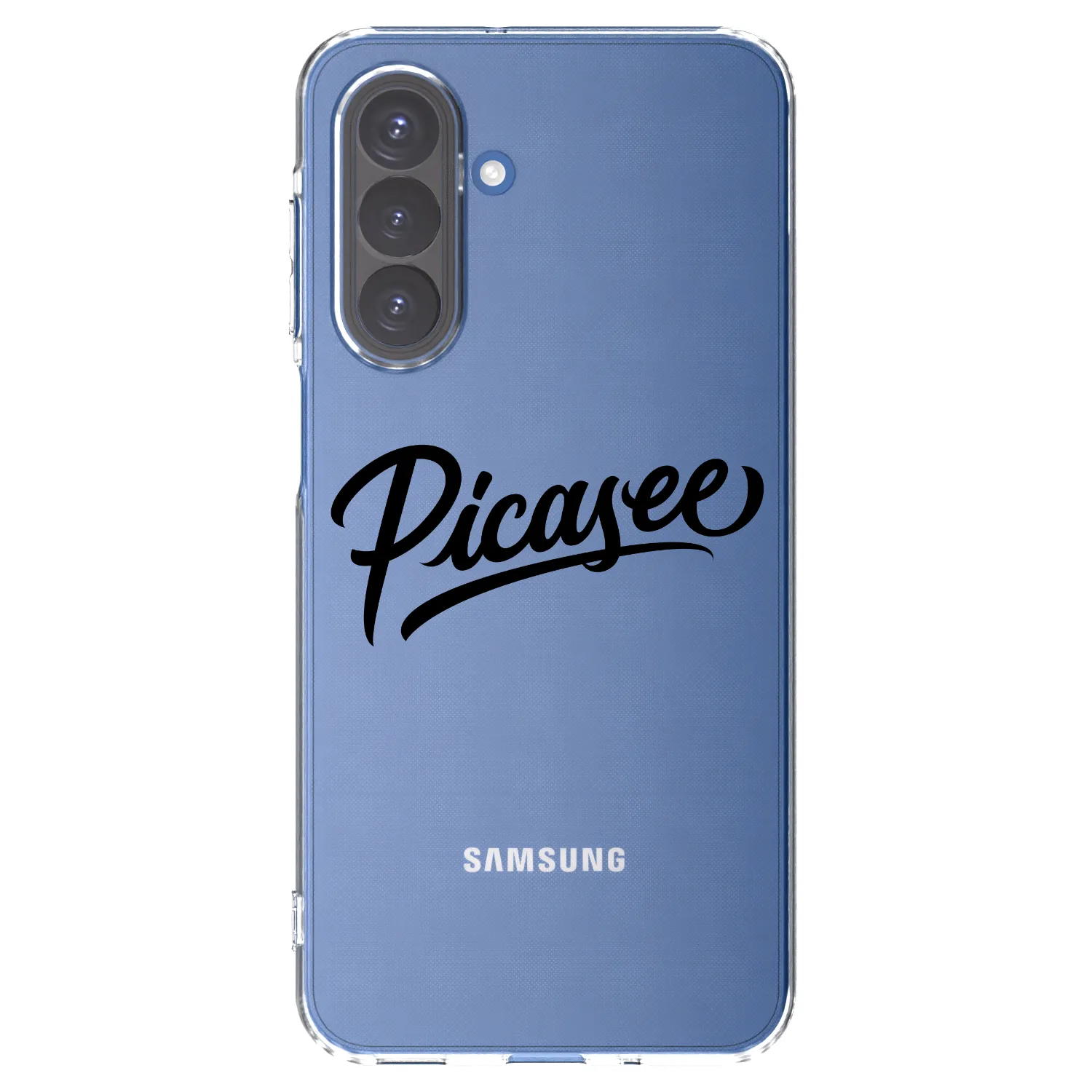 Picasee silikonowe przeźroczyste etui na Samsung Galaxy A17 5G - Picasee - old logo - black