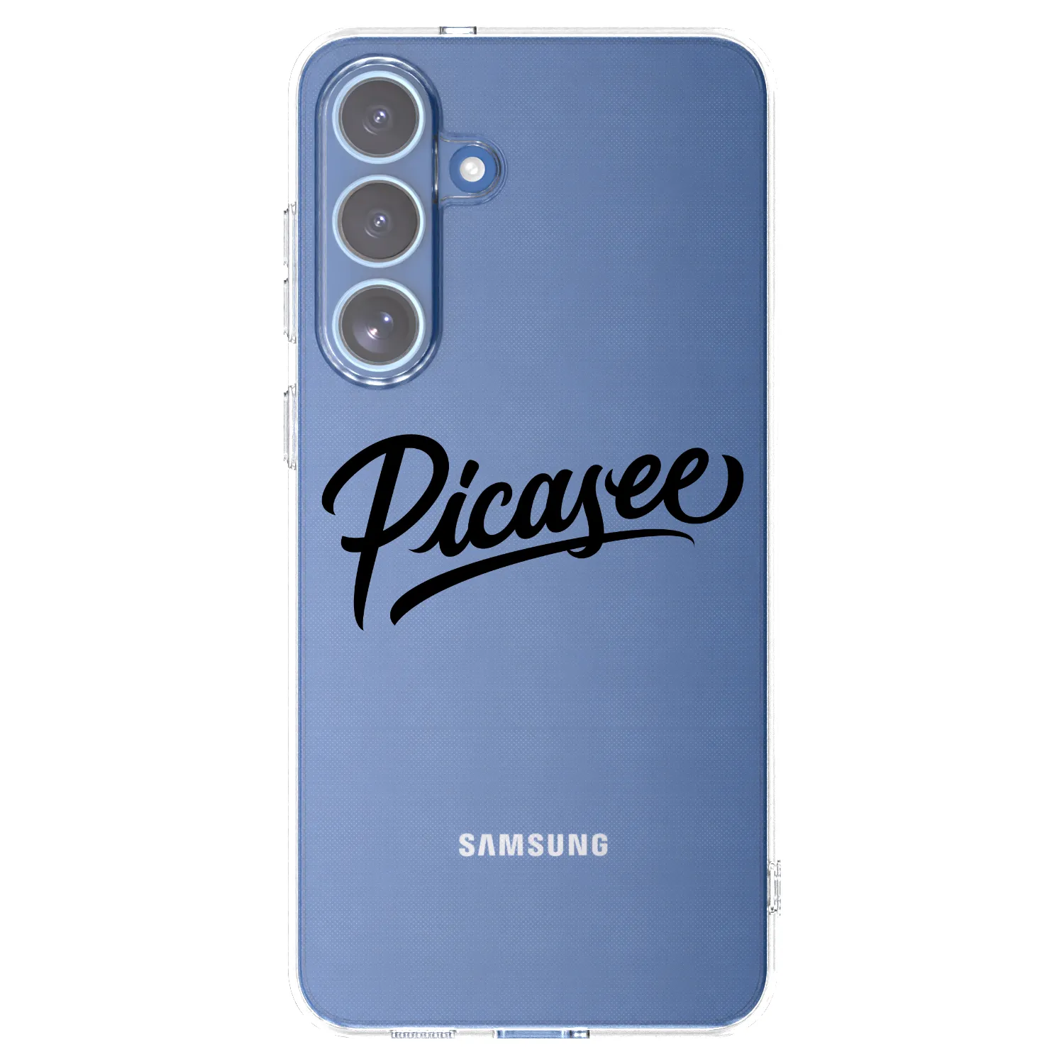 Picasee silikonowe przeźroczyste etui na Samsung Galaxy S25 FE 5G - Picasee - old logo - black
