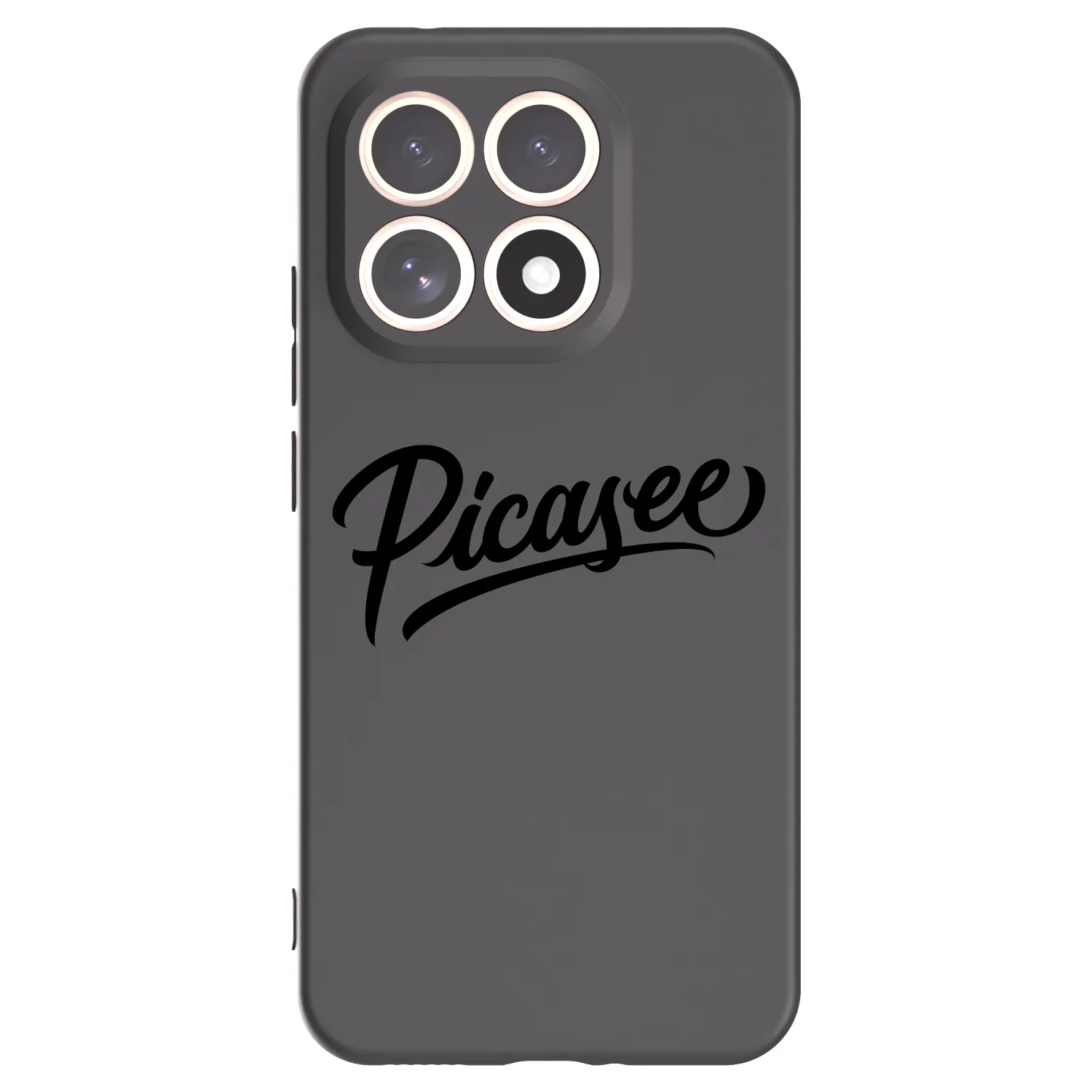 Picasee silikonowe czarne etui na Xiaomi 15T - Picasee - old logo - black