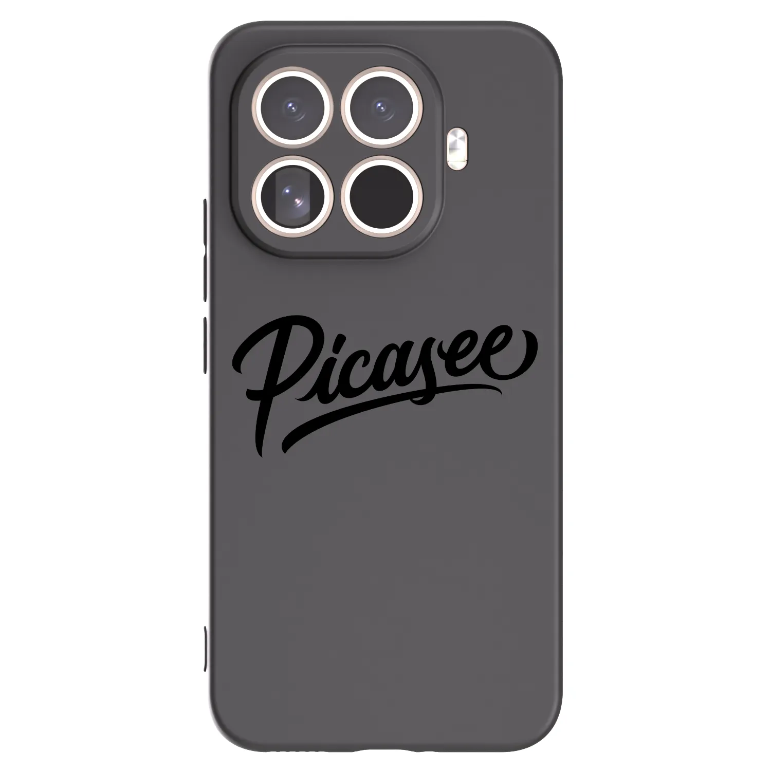 Picasee silikonowe czarne etui na Xiaomi 15T Pro - Picasee - old logo - black