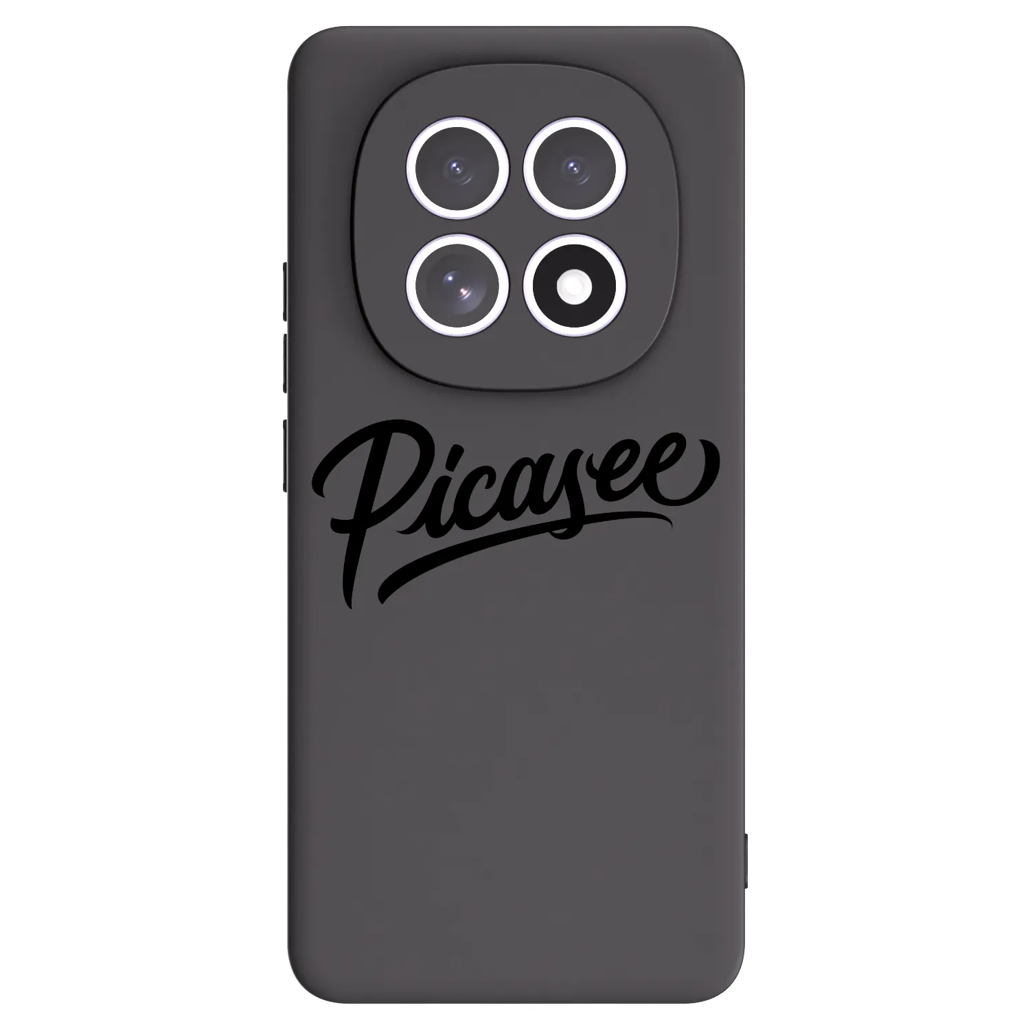 Picasee silikonowe czarne etui na Xiaomi Redmi Note 15 4G - Picasee - old logo - black