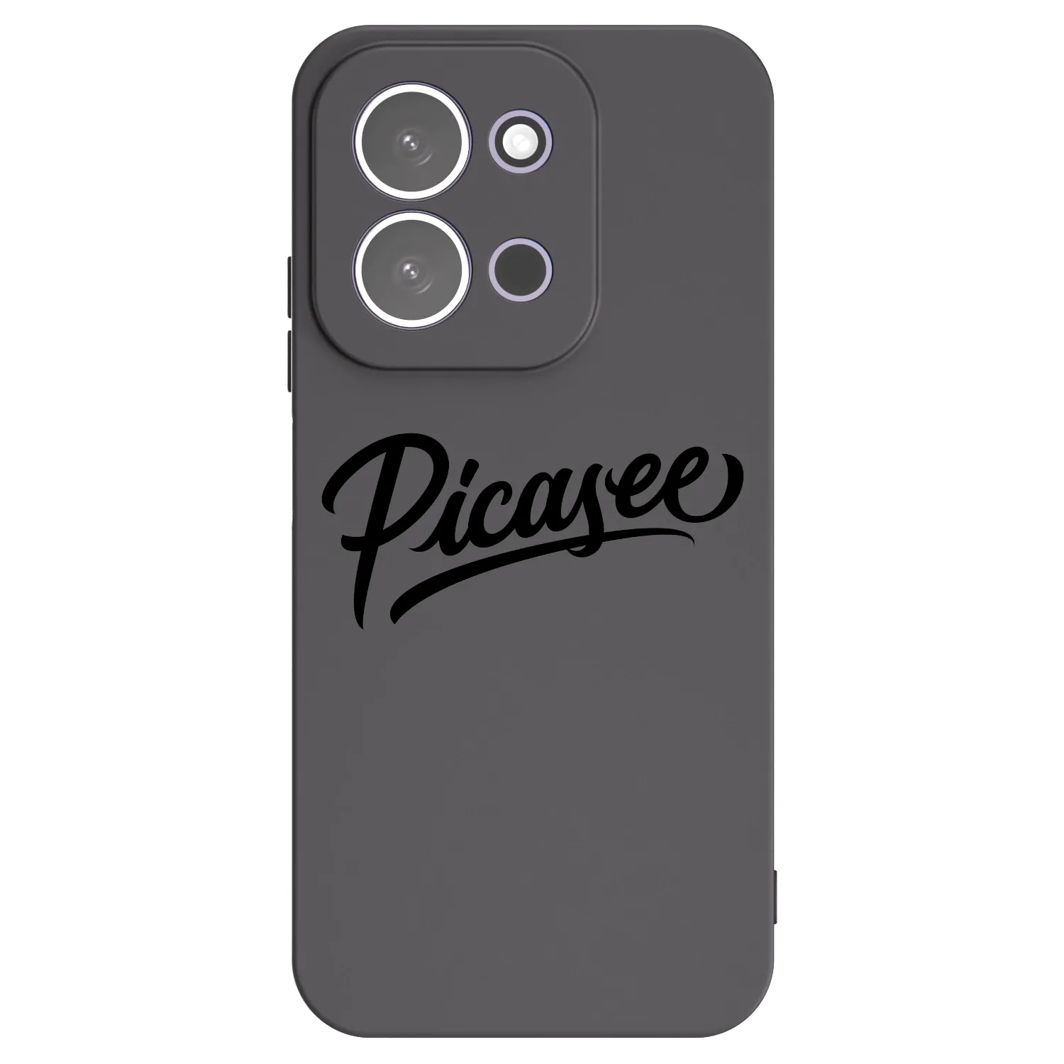 Picasee silikonowe czarne etui na Xiaomi Redmi 15C 5G - Picasee - old logo - black