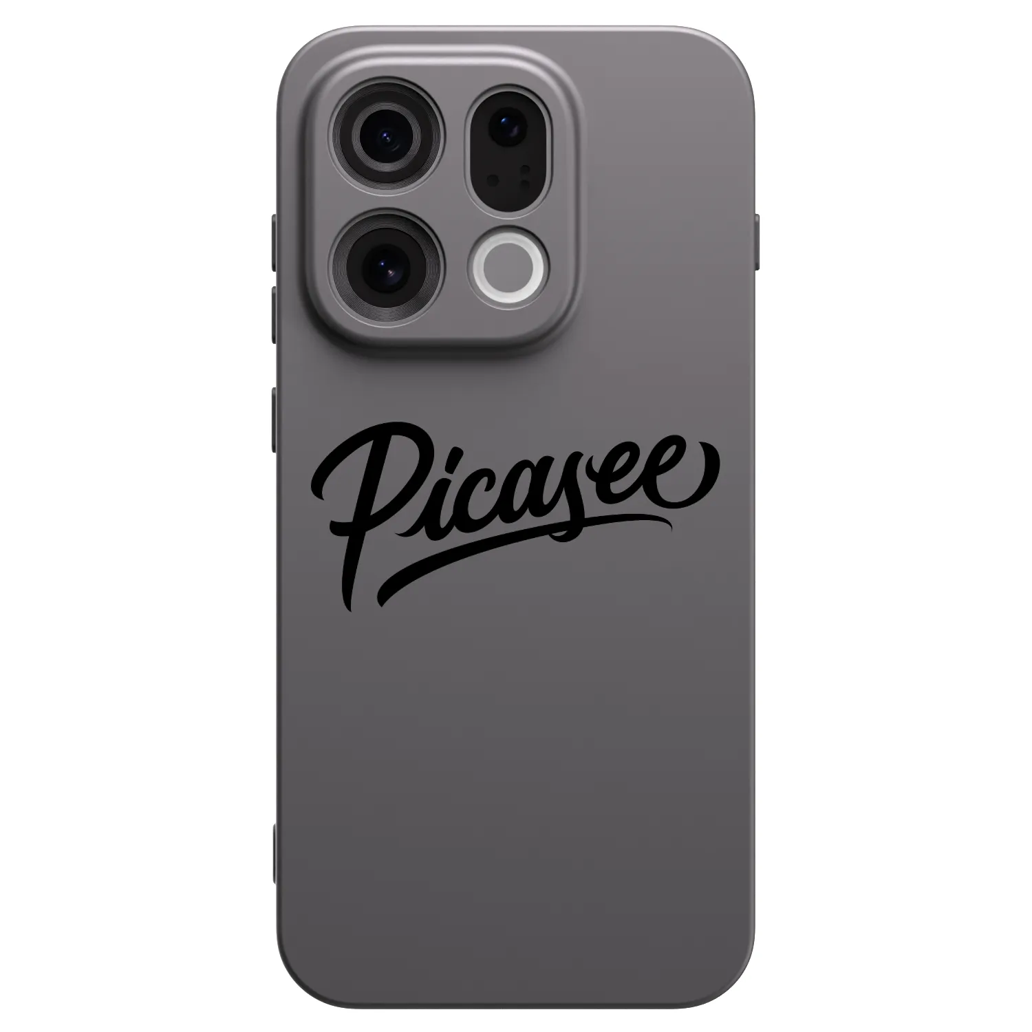 Picasee silikonowe czarne etui na OPPO Find X9 - Picasee - old logo - black