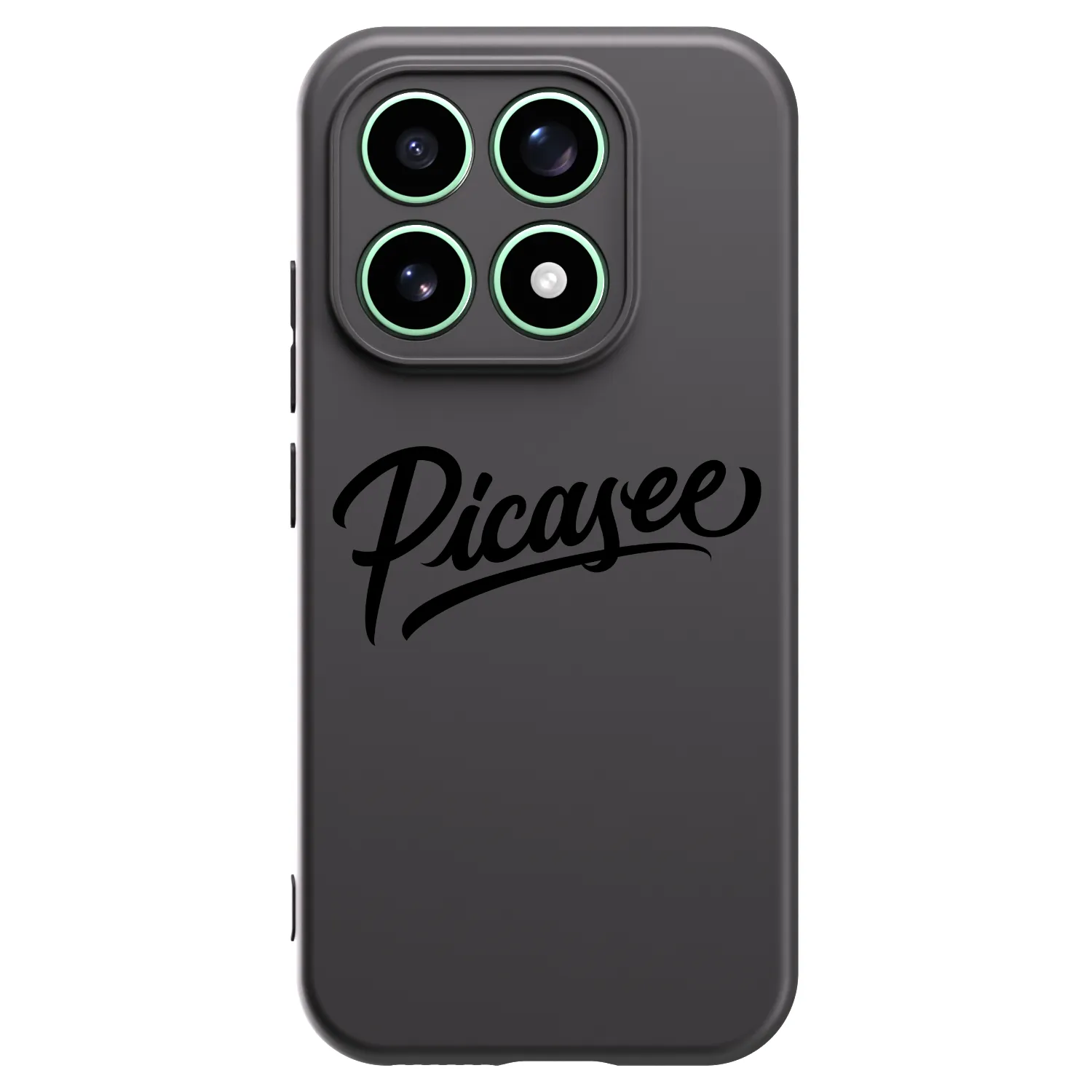 Picasee silikonowe czarne etui na Xiaomi 17 - Picasee - old logo - black