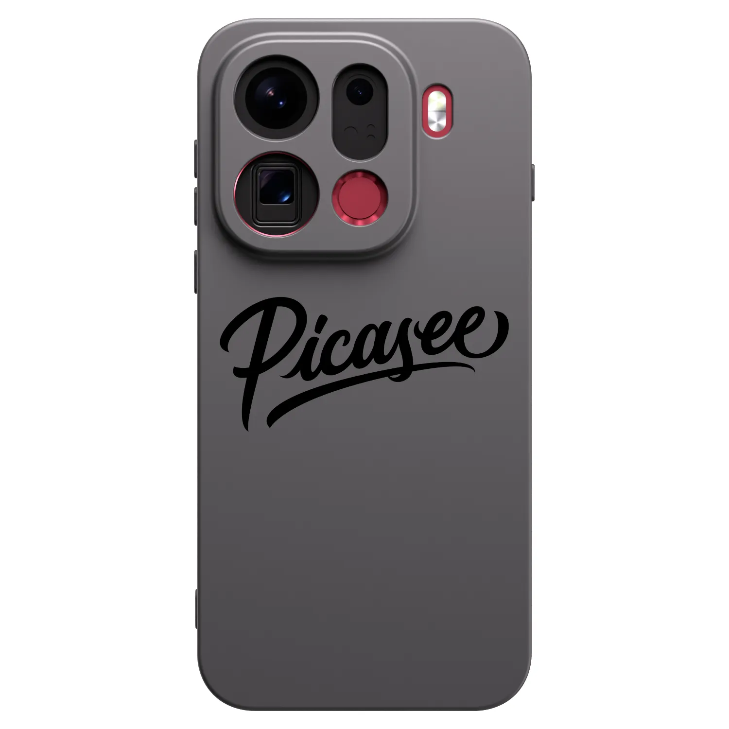Picasee silikonowe czarne etui na OPPO Find X9 Pro - Picasee - old logo - black