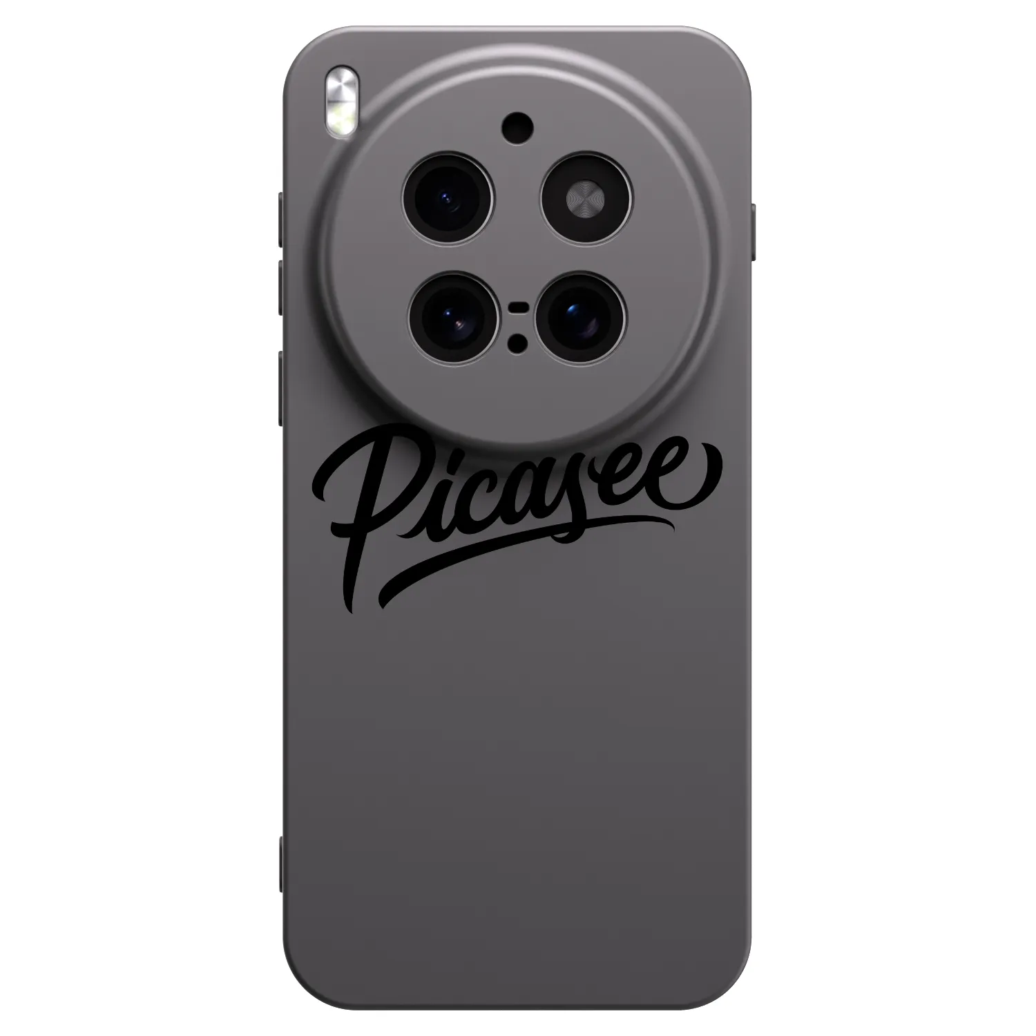 Picasee silikonowe czarne etui na Vivo X300 Pro - Picasee - old logo - black