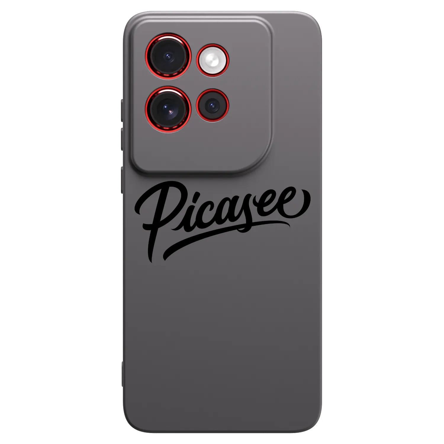 Picasee silikonowe czarne etui na Motorola Edge 60 Neo 5G - Picasee - old logo - black