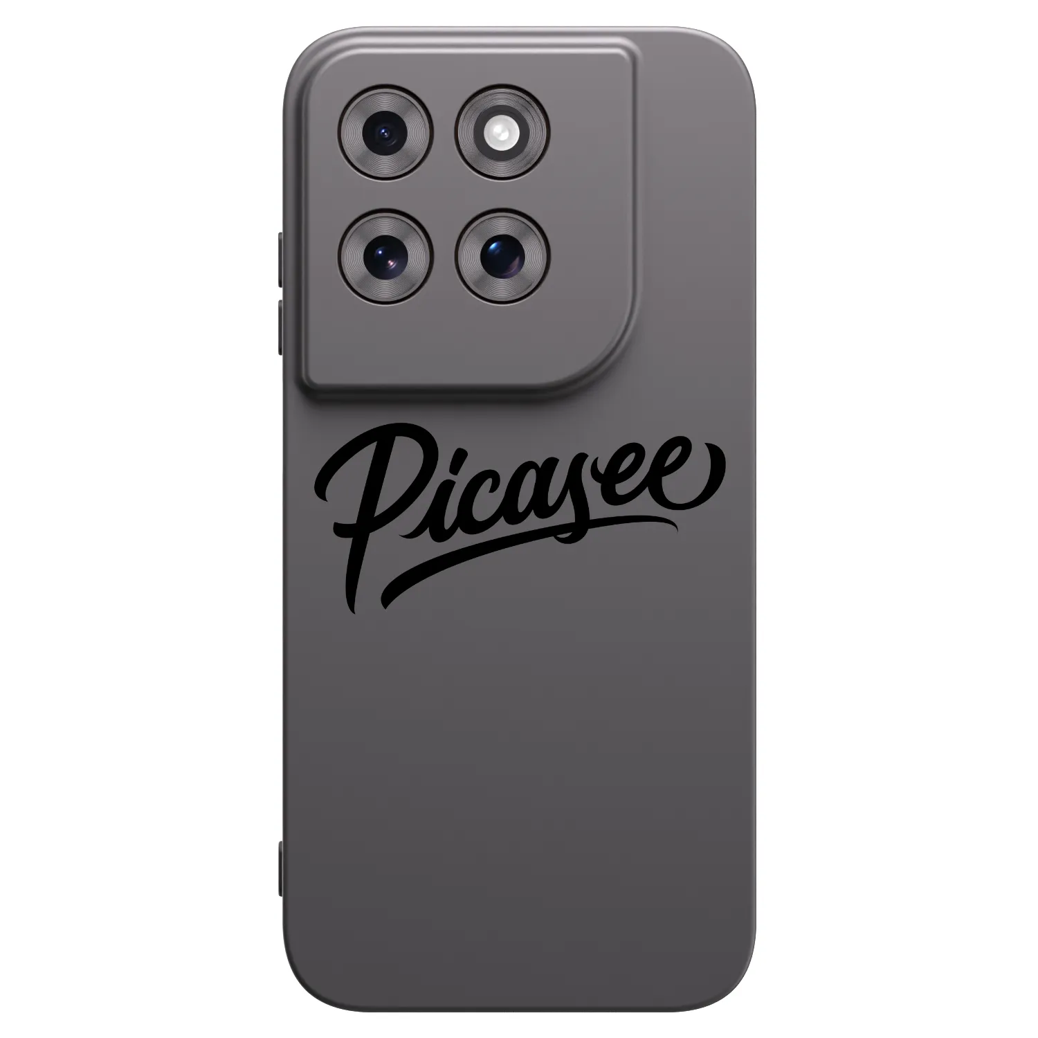 Picasee silikonowe czarne etui na Motorola Moto G77 - Picasee - old logo - black