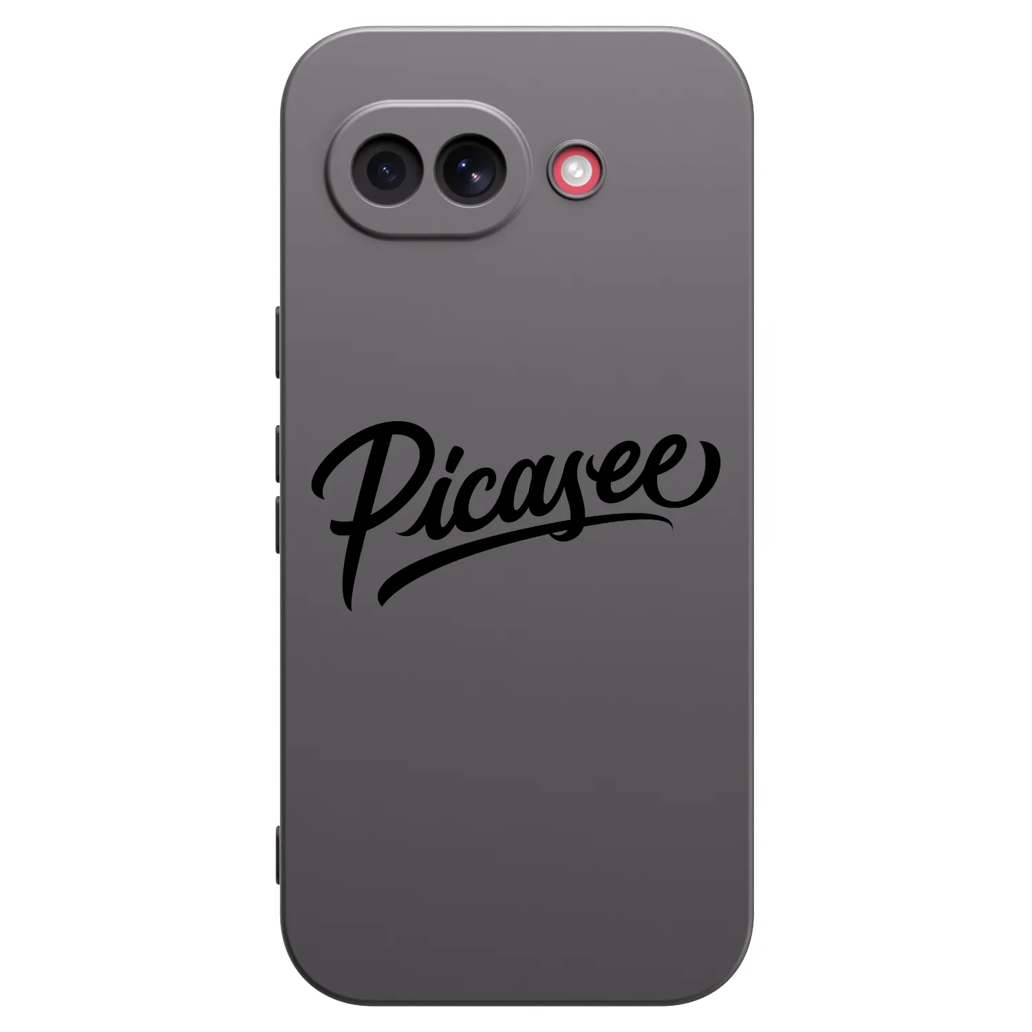 Picasee silikonowe czarne etui na Google Pixel 10a - Picasee - old logo - black
