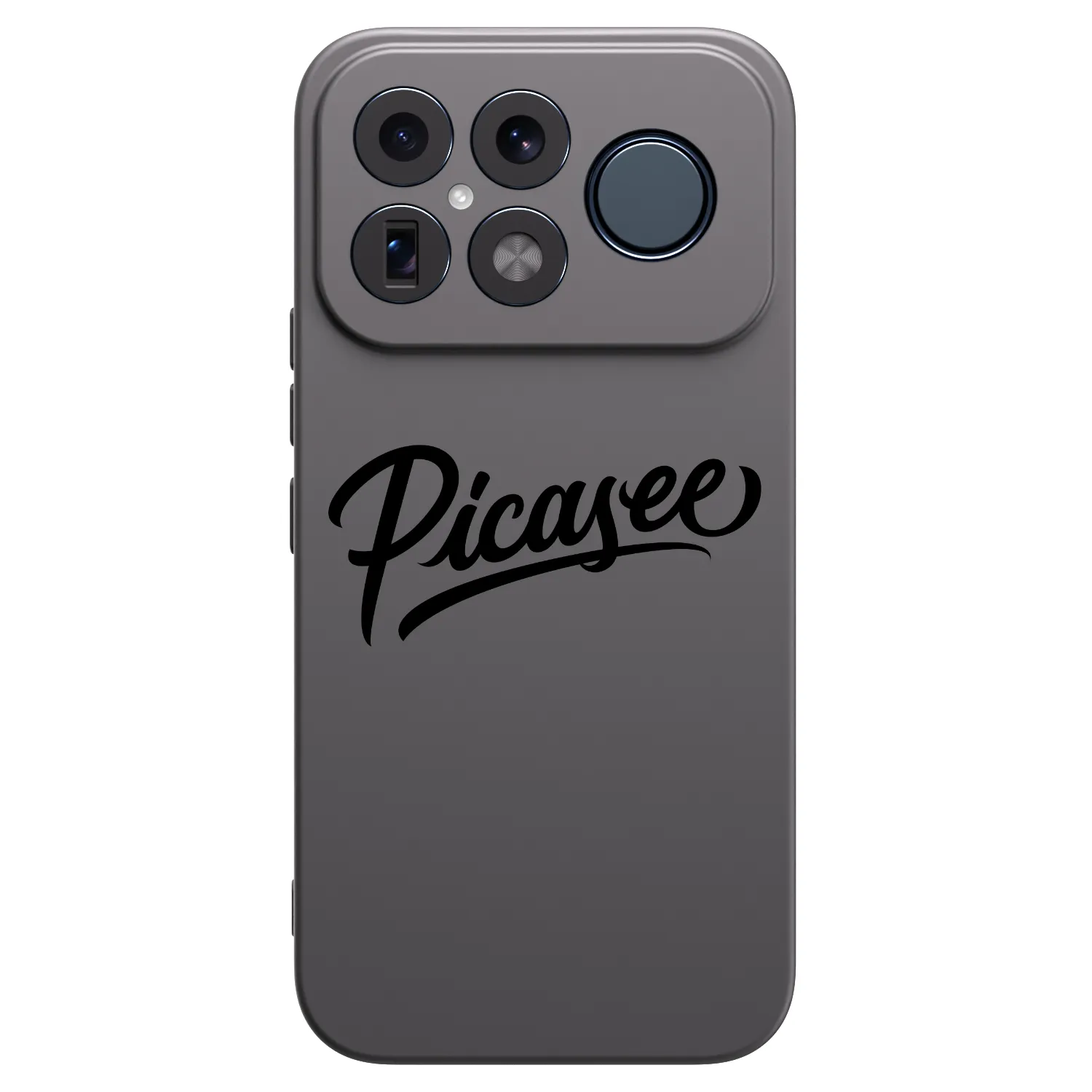 Picasee silikonowe czarne etui na Xiaomi Poco F8 Ultra - Picasee - old logo - black