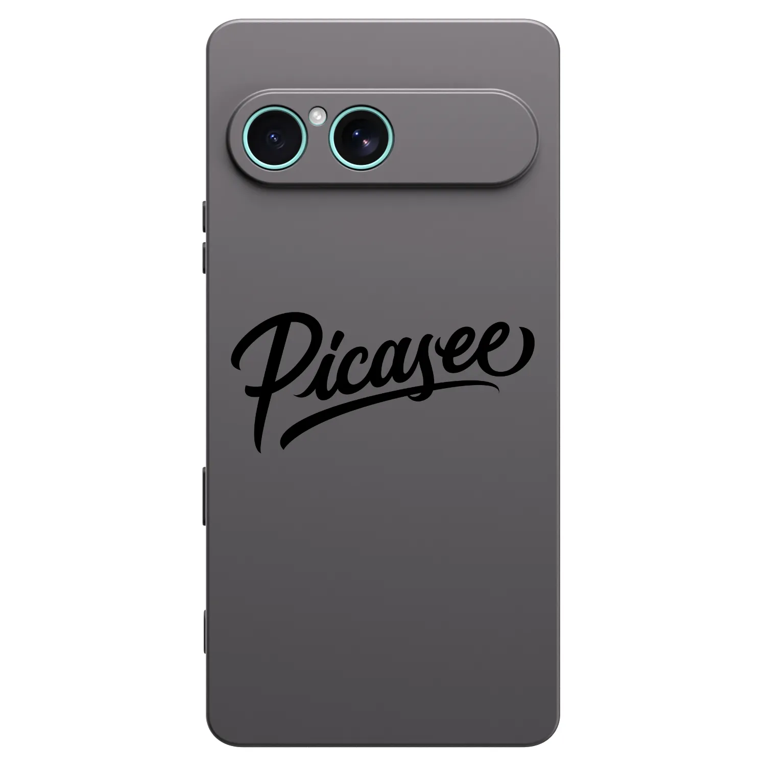 Picasee silikonowe czarne etui na Sony Xperia 10 VII - Picasee - old logo - black