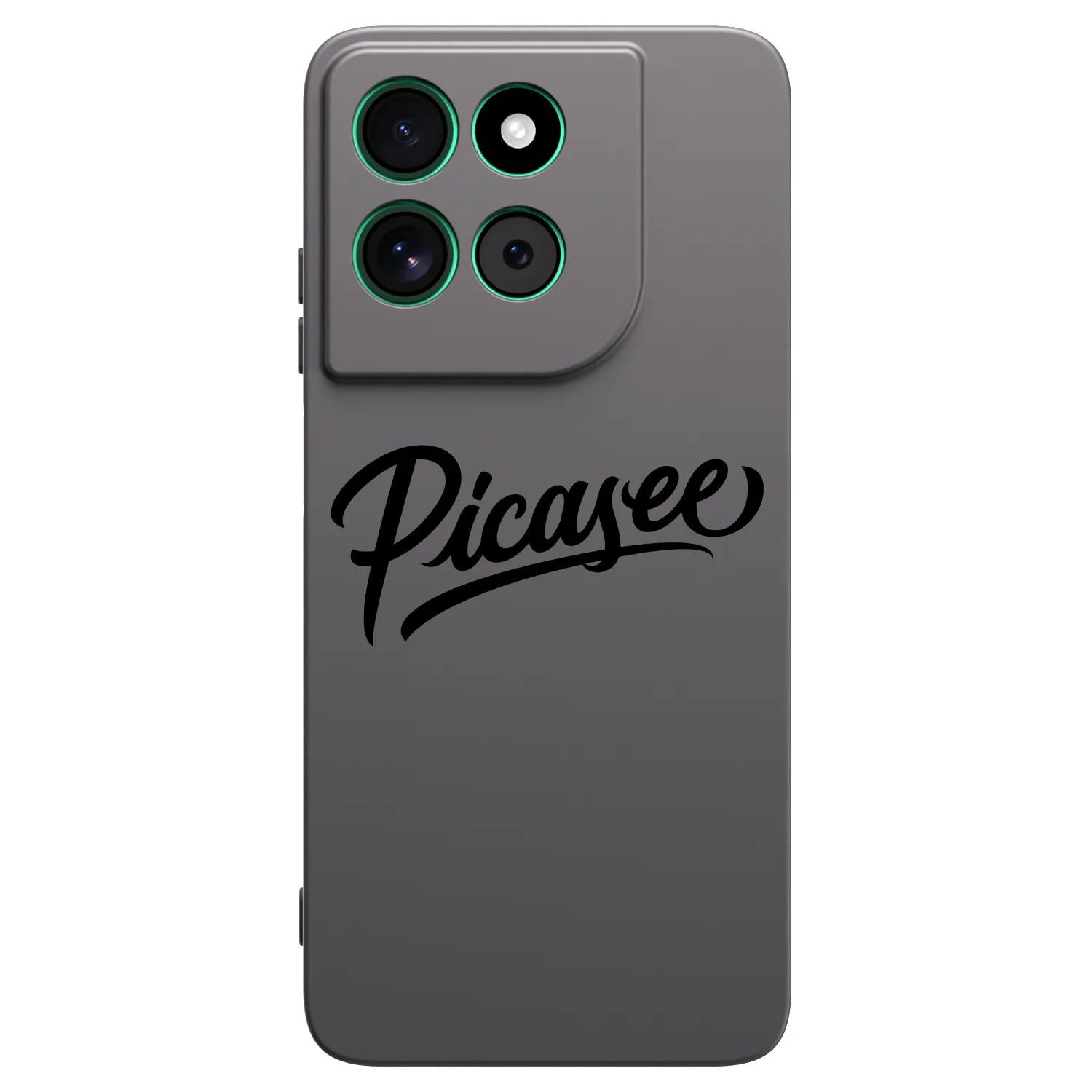 Picasee silikonowe czarne etui na Motorola Moto G57 Power - Picasee - old logo - black