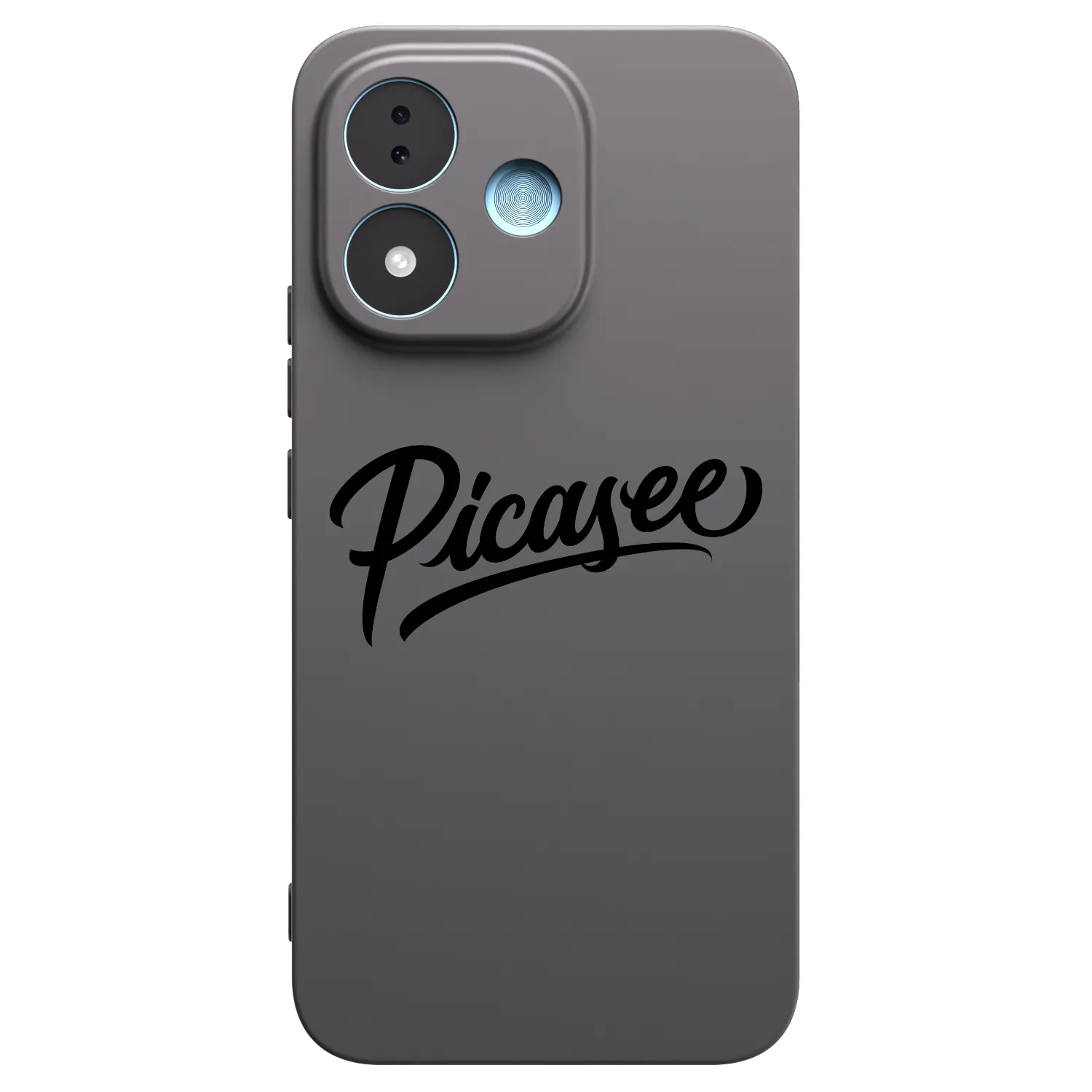 Picasee silikonowe czarne etui na Xiaomi Redmi Note 17 5G - Picasee - old logo - black