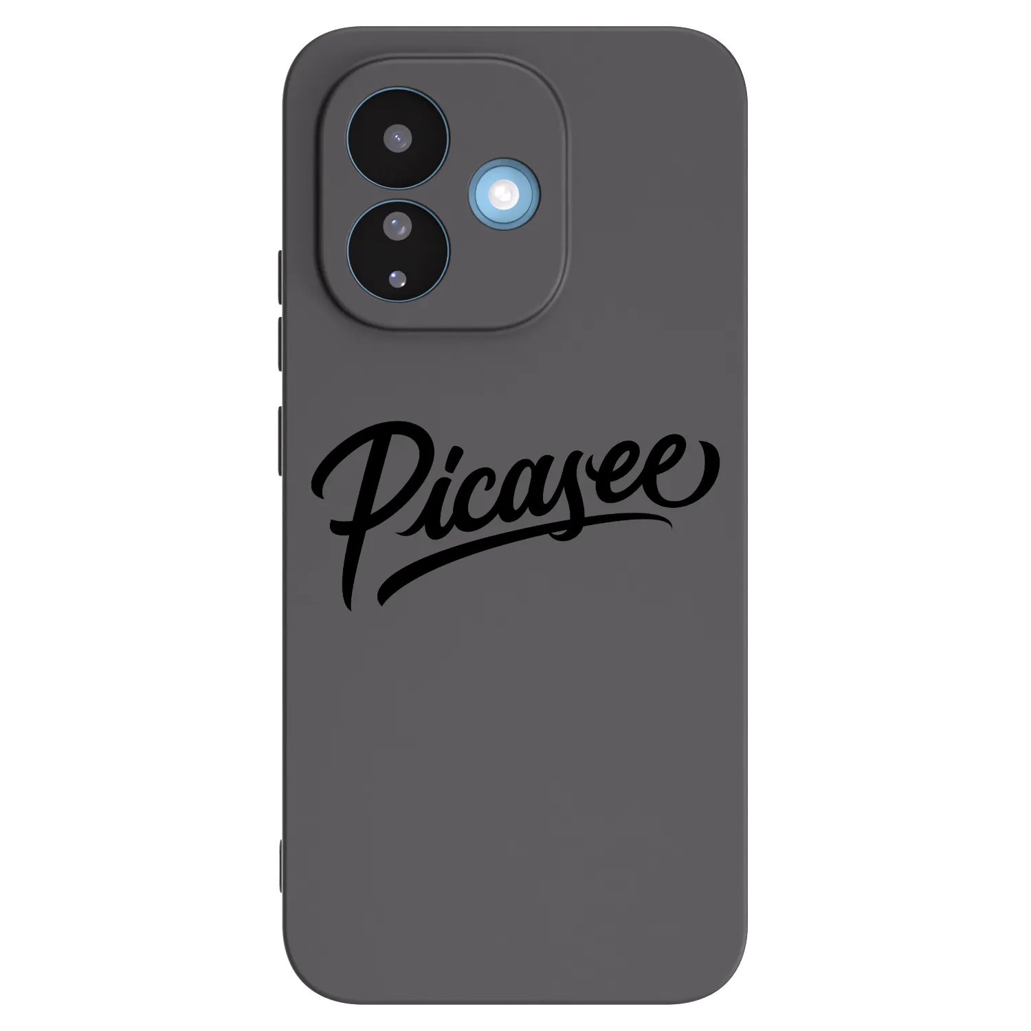 Picasee silikonowe czarne etui na Xiaomi Redmi Note 17 Pro 5G - Picasee - old logo - black