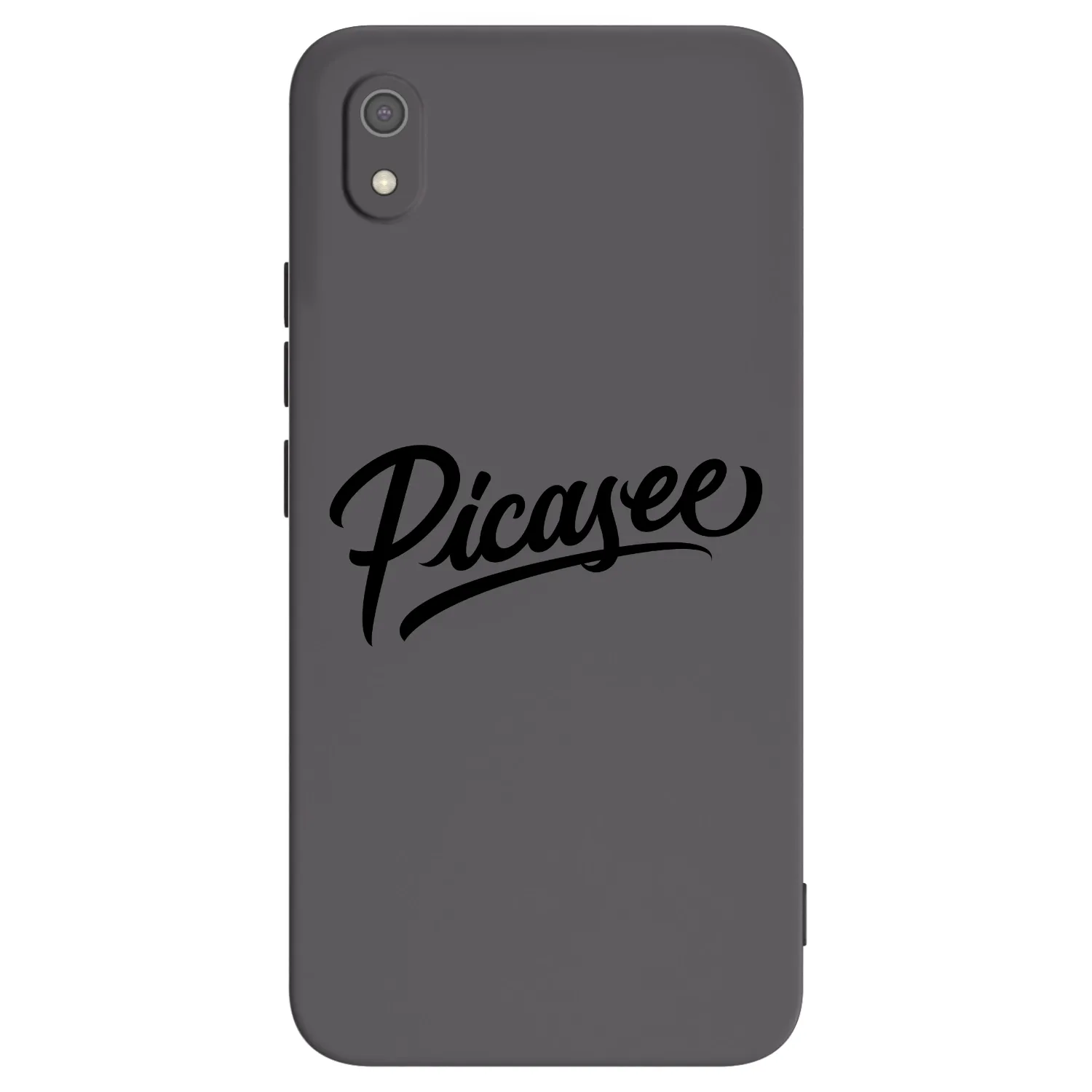 Picasee silikonowe czarne etui na Xiaomi Redmi 7A - Picasee - old logo - black