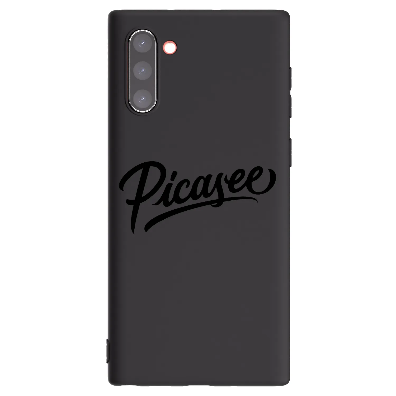 Picasee silikonowe czarne etui na Samsung Galaxy Note 10 N970F - Picasee - old logo - black