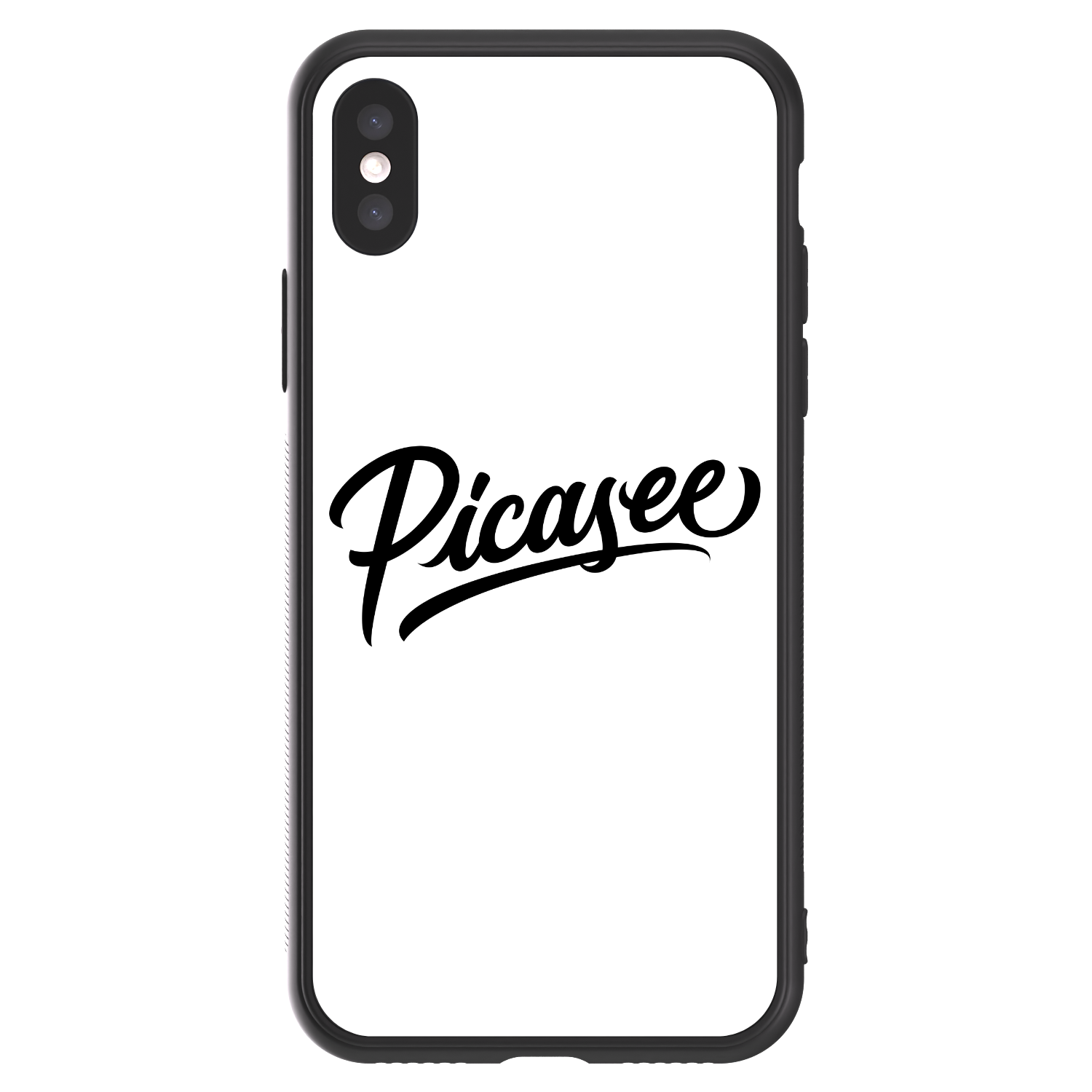 Picasee ULTIMATE CASE na Apple iPhone X/XS - Picasee - old logo - black