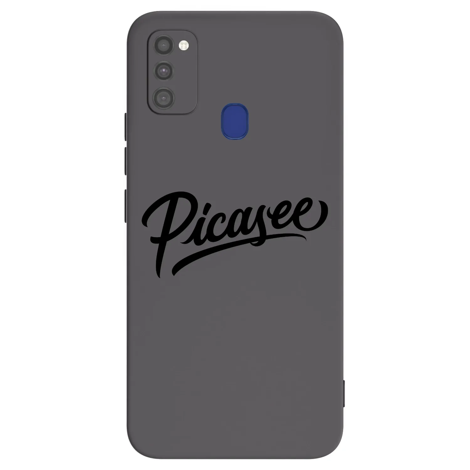 Picasee silikonowe czarne etui na Samsung Galaxy M21 M215F - Picasee - old logo - black