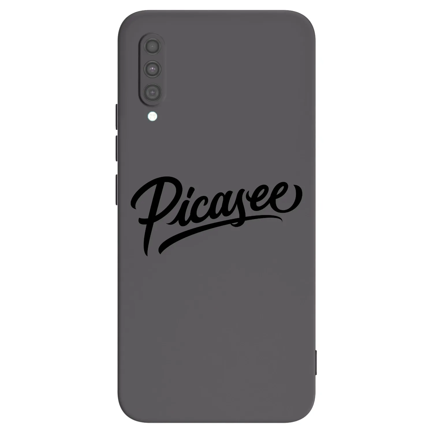 Picasee silikonowe czarne etui na Samsung Galaxy A30s A307F - Picasee - old logo - black