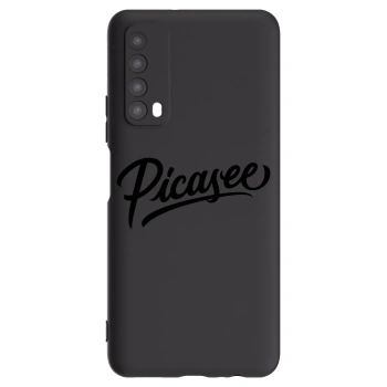 Picasee silikonowe czarne etui na Huawei P Smart 2021 - Picasee - old logo - black