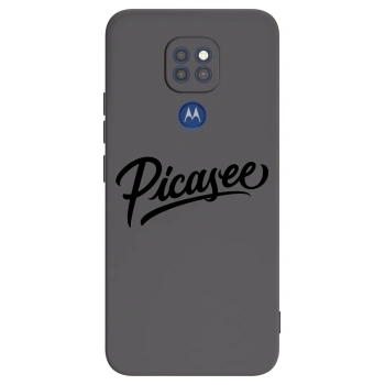 Etui na Motorola Moto G9 Play - Picasee - old logo - black